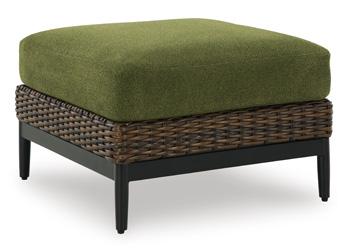 Horizon Hall Outdoor Ottoman with Cushion - Image 3