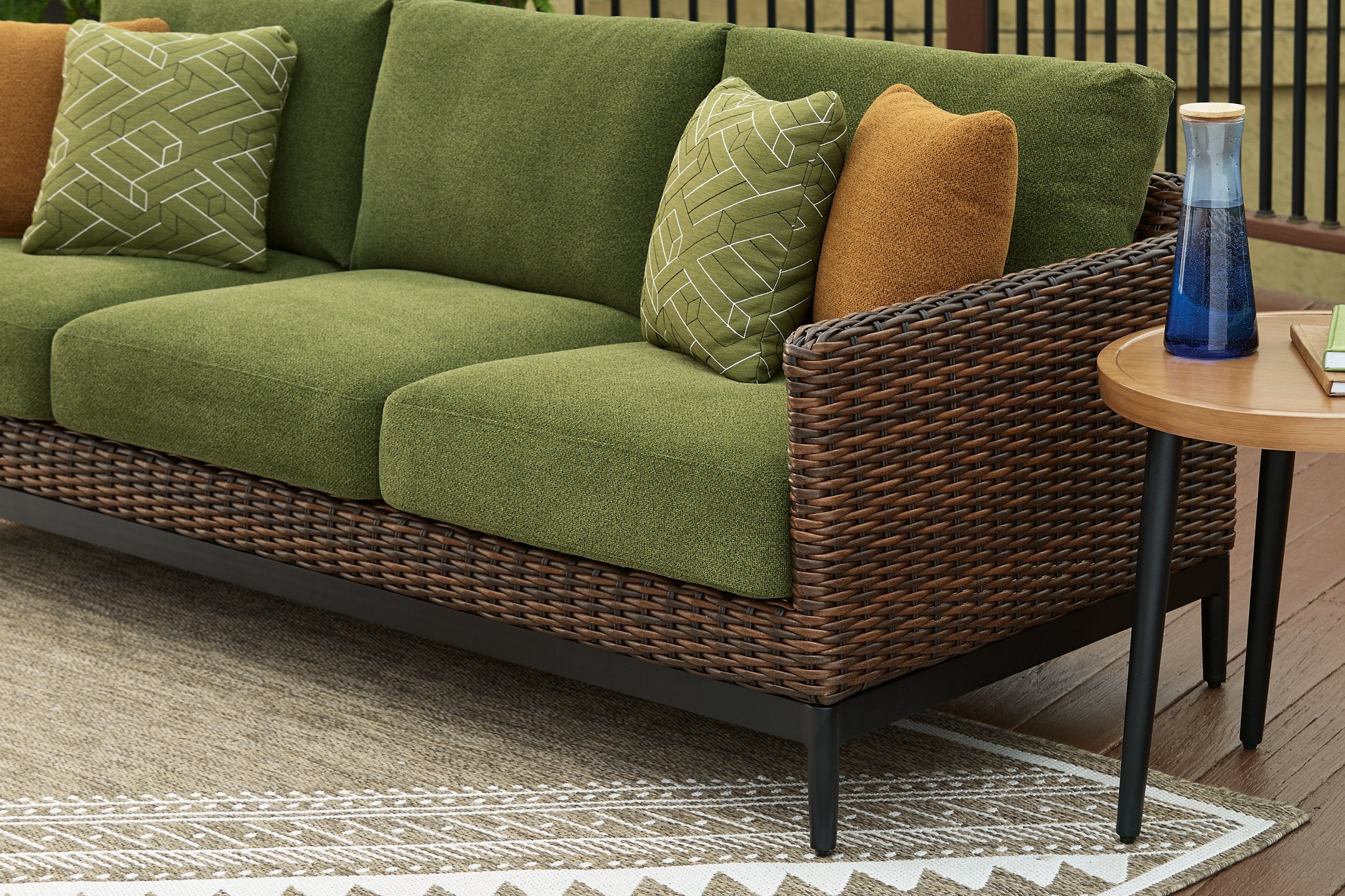 Horizon Hall Outdoor Sofa with Cushion - Image 6