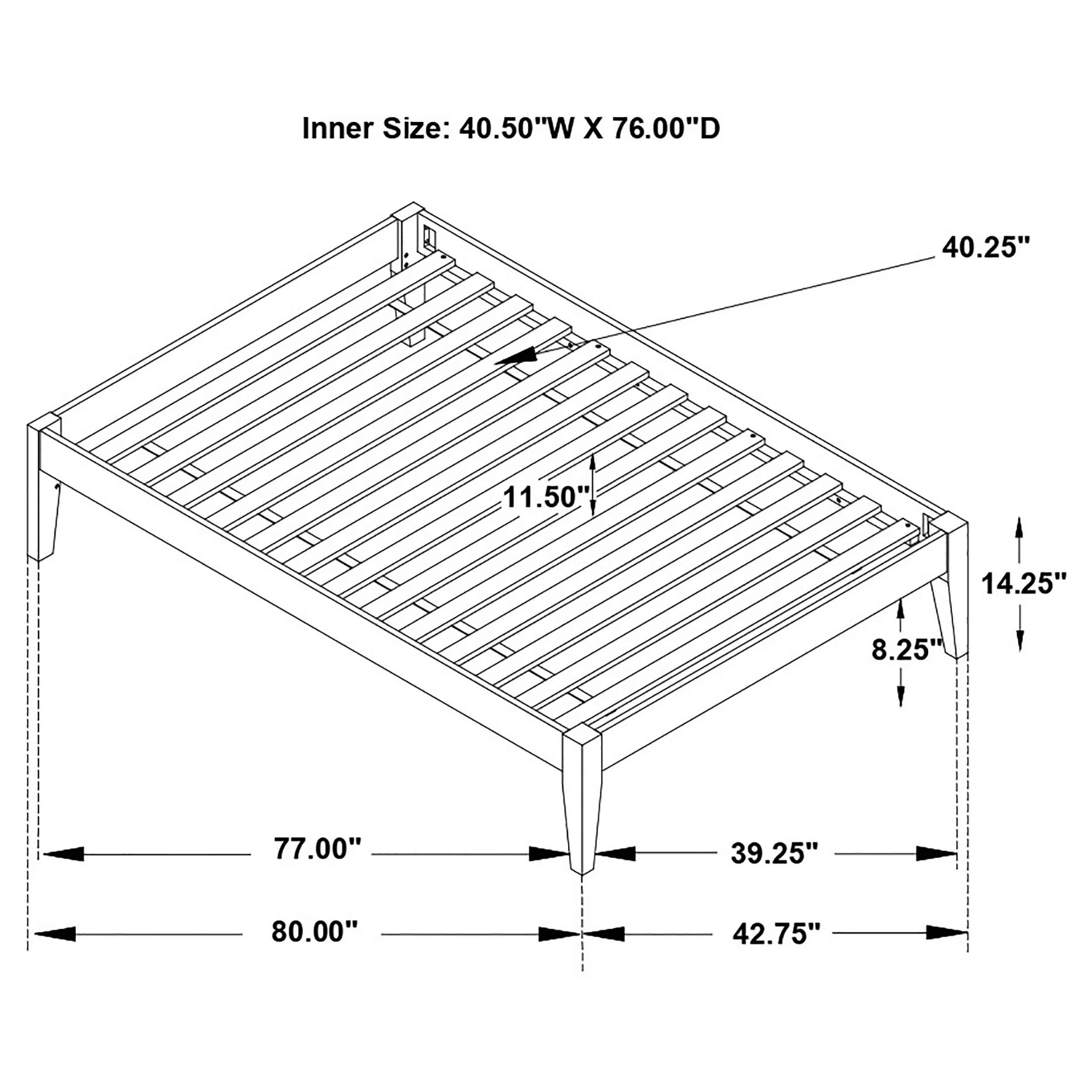 Hounslow Platform Bed Base - Image 124