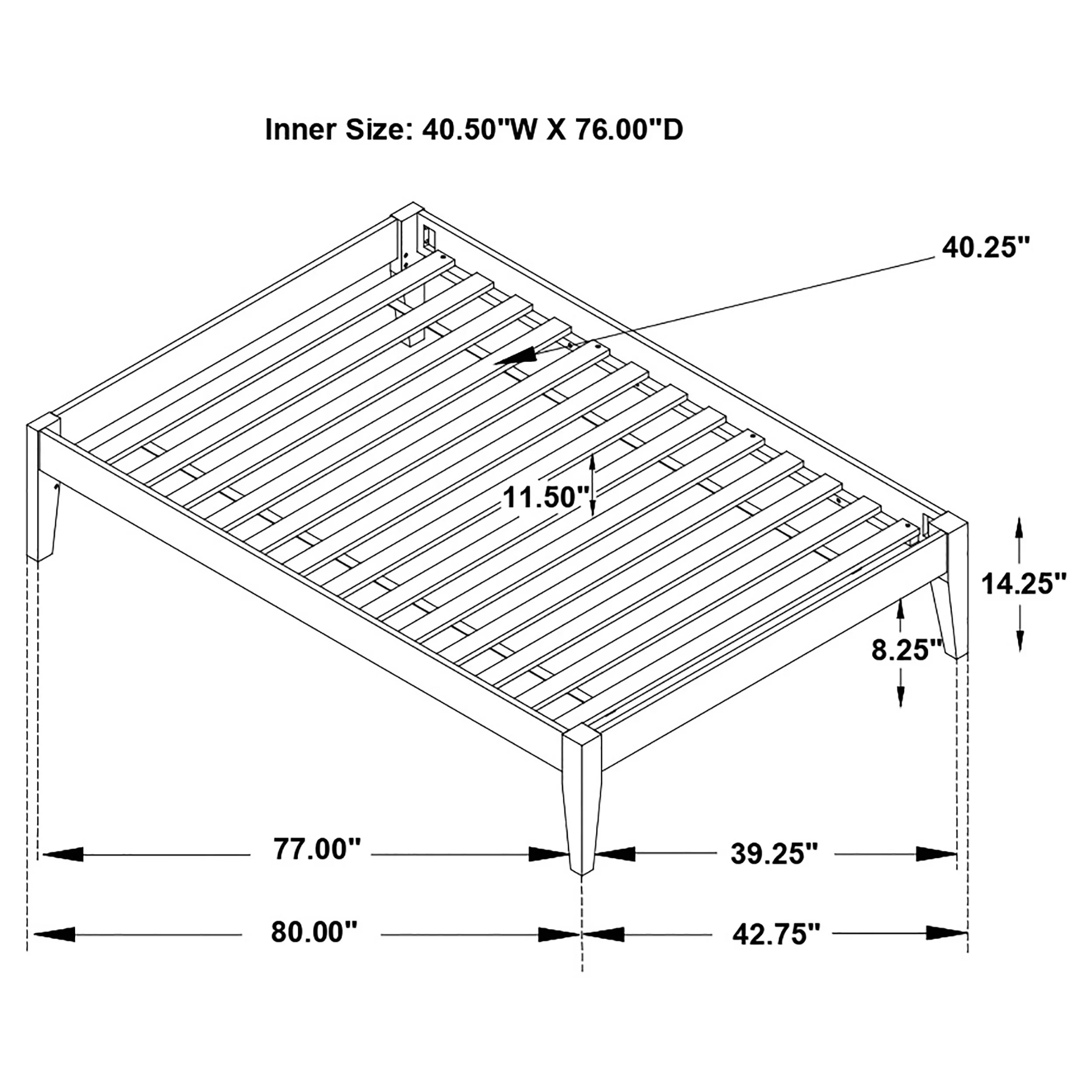 Hounslow Platform Bed Base - Image 82