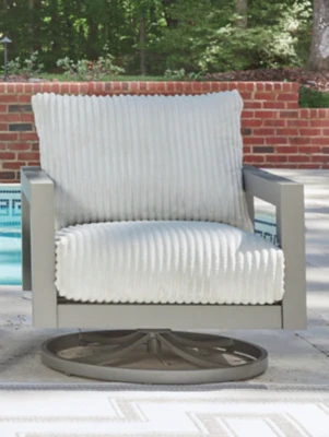 Hurley Park Outdoor Swivel Chair with Cushion - Image 2