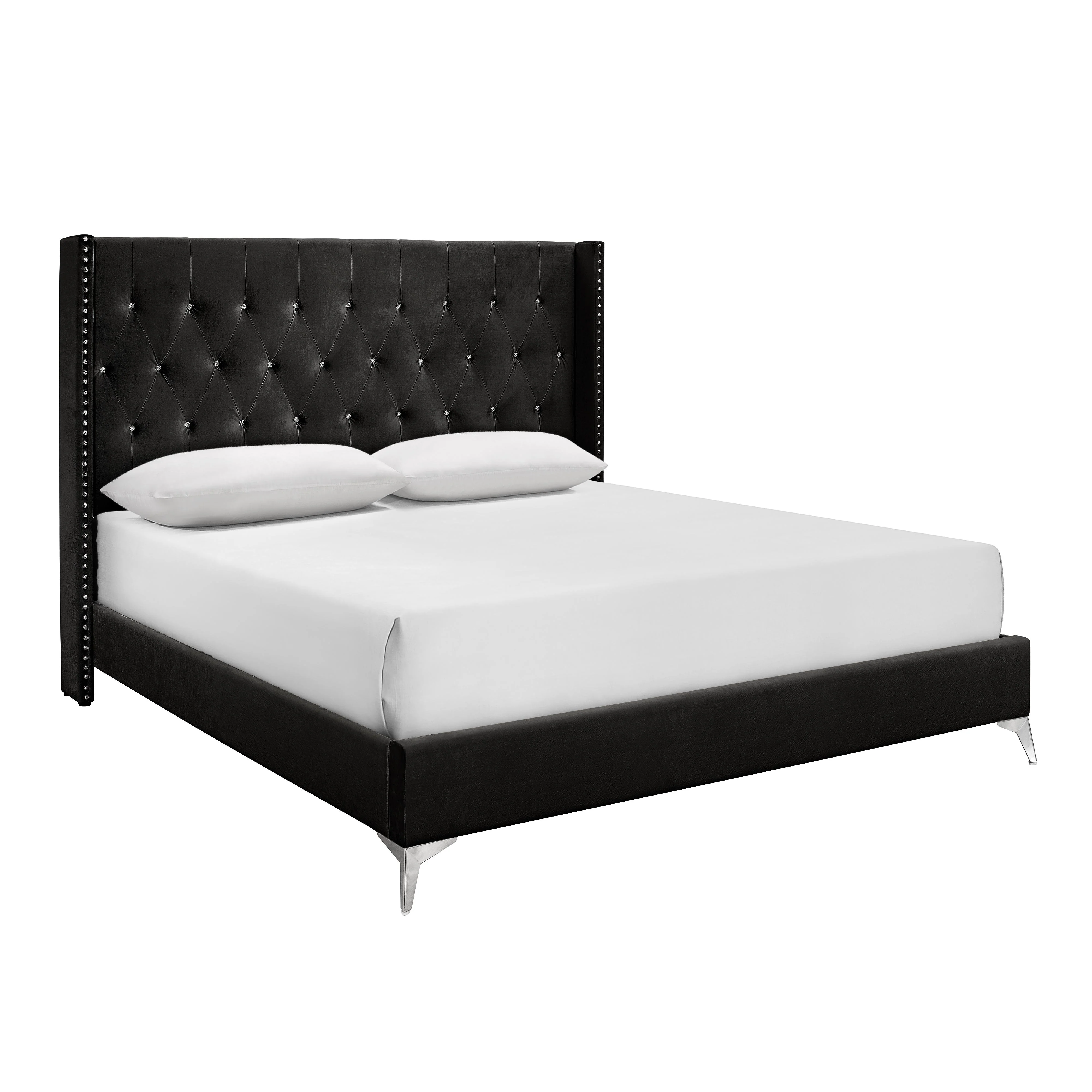 HUXLEY Eastern King EK HB, FB AND SLATS-BLACK