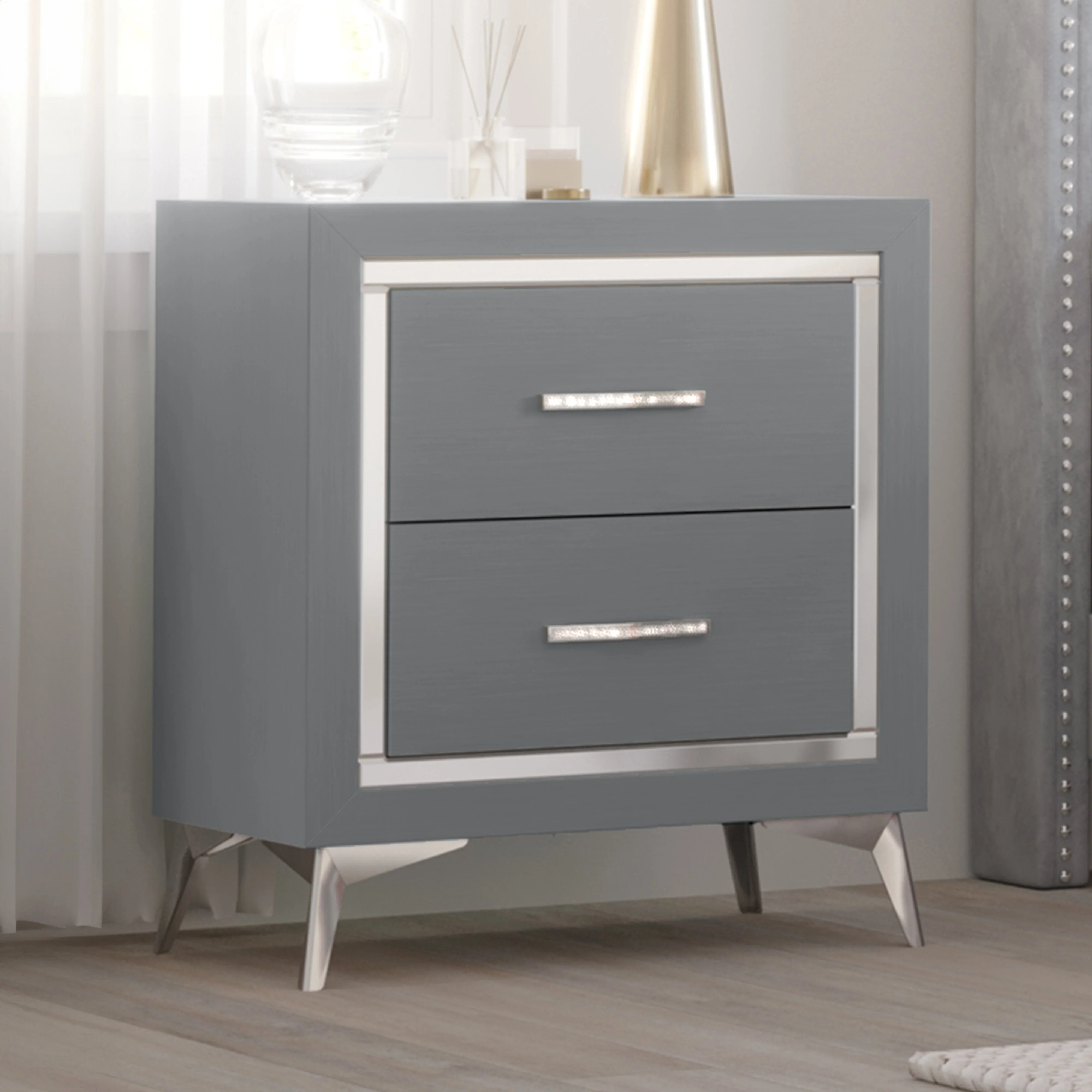 Huxley Nightstand-Gray - Image 5