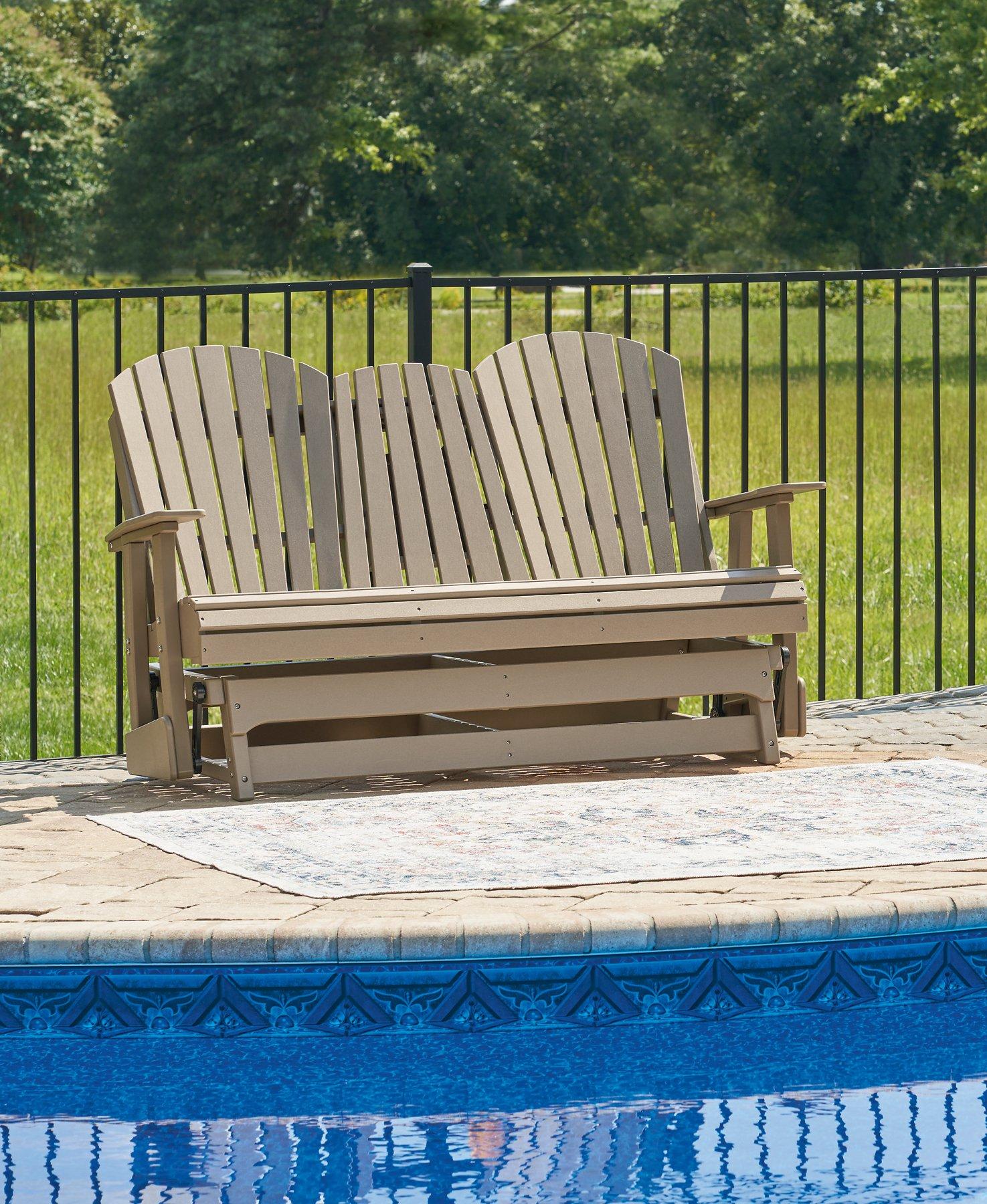 Hyland wave Outdoor Glider Loveseat - Image 20