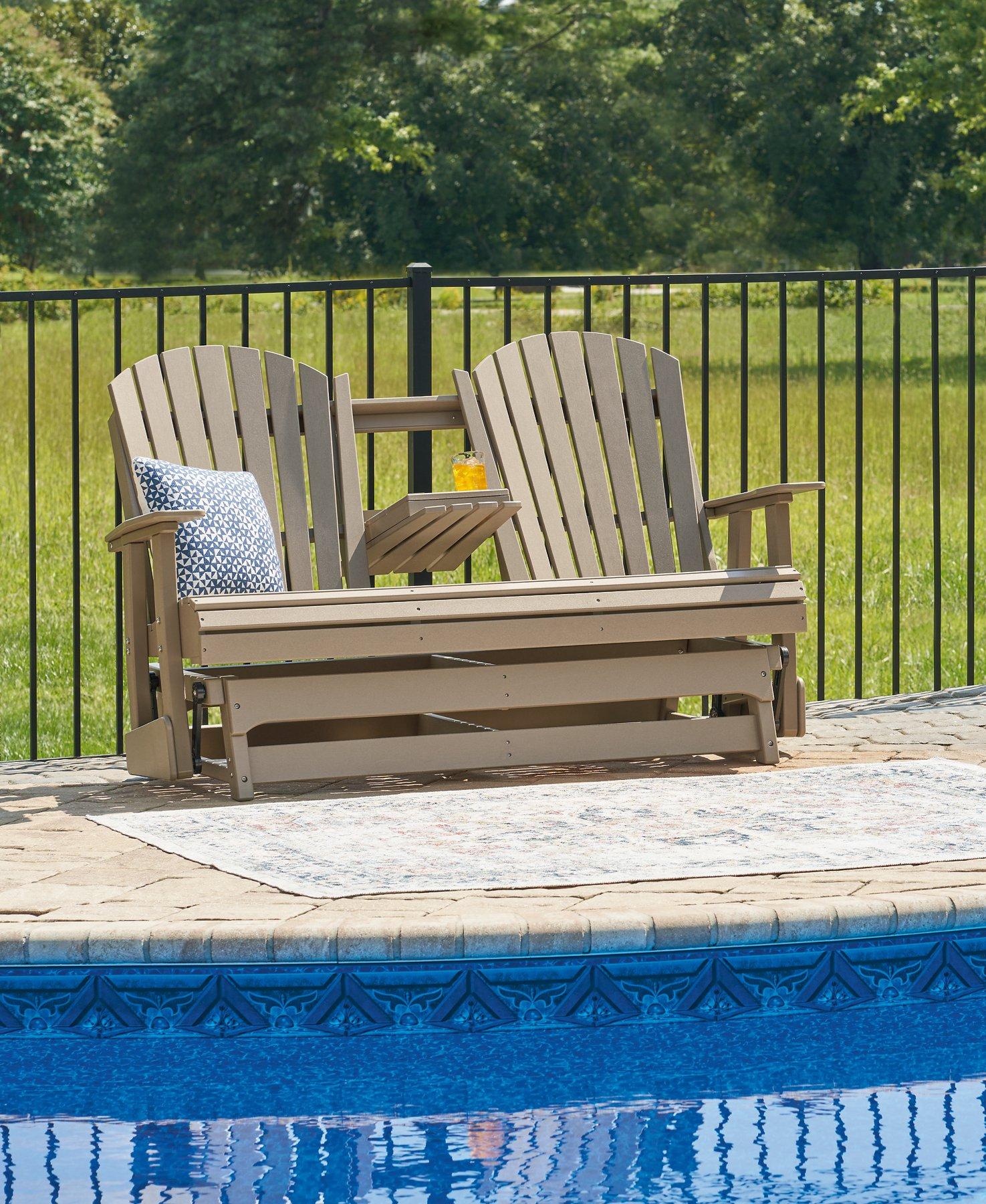 Hyland wave Outdoor Glider Loveseat - Image 23