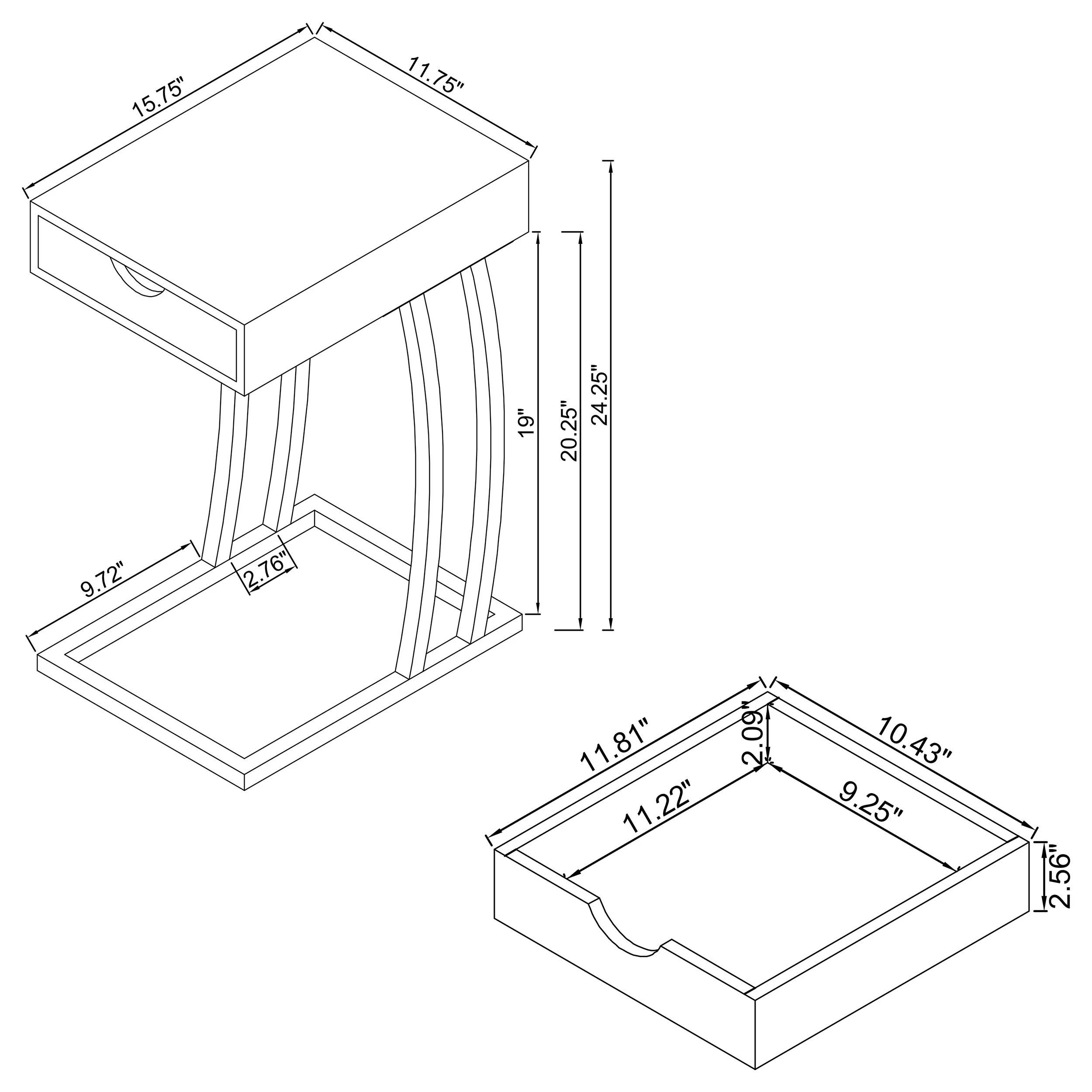 Troy Side Table - Image 10