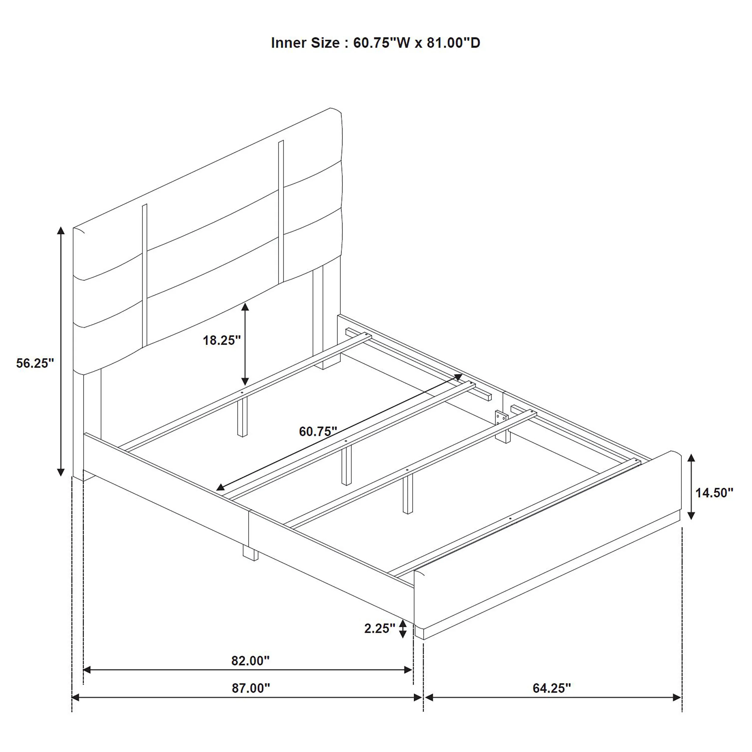 Ines Panel Bed - Image 29