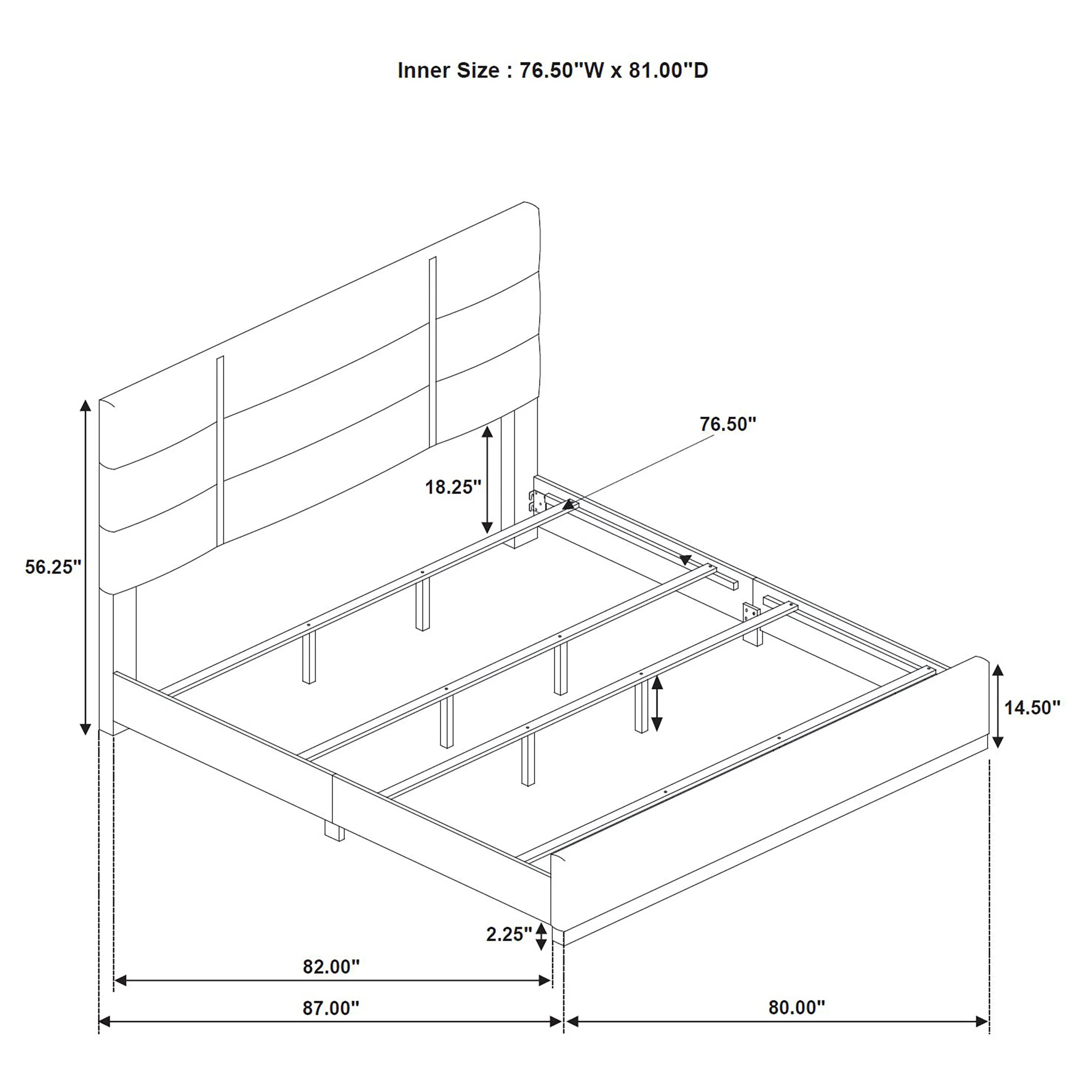 Ines Panel Bed - Image 39