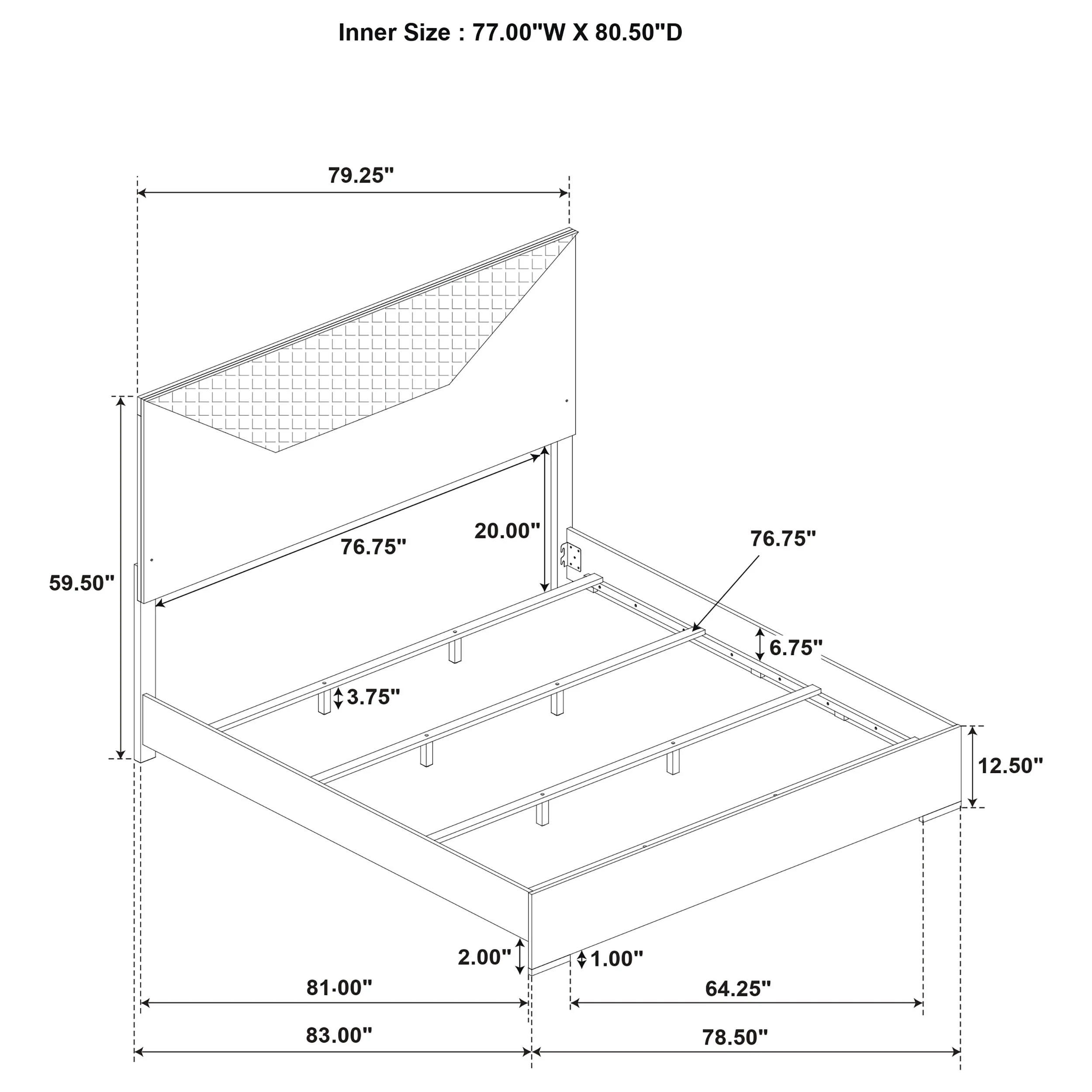 Ives Panel Bed with LED Lighting - Image 39