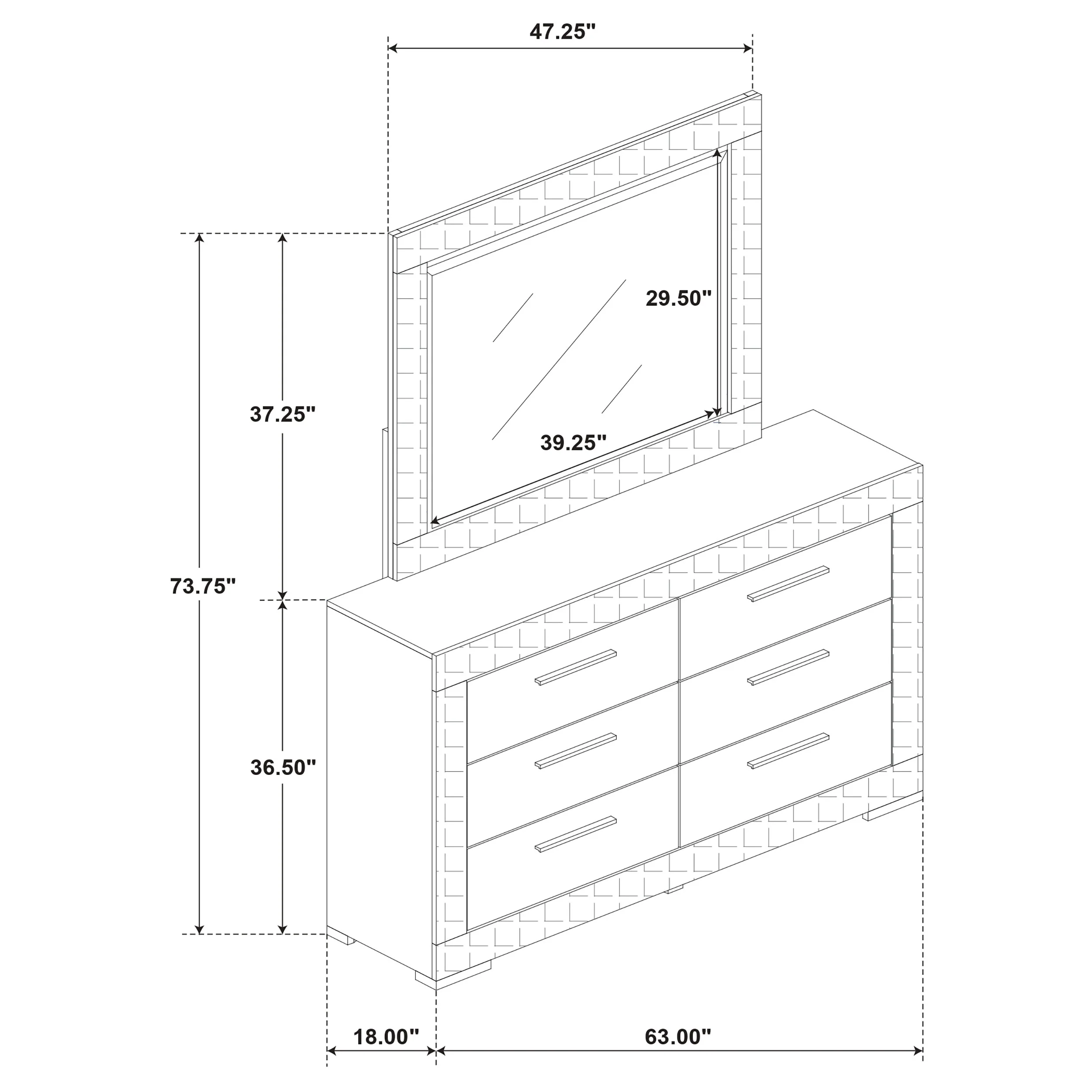 Ives Dresser with Mirror - Image 27