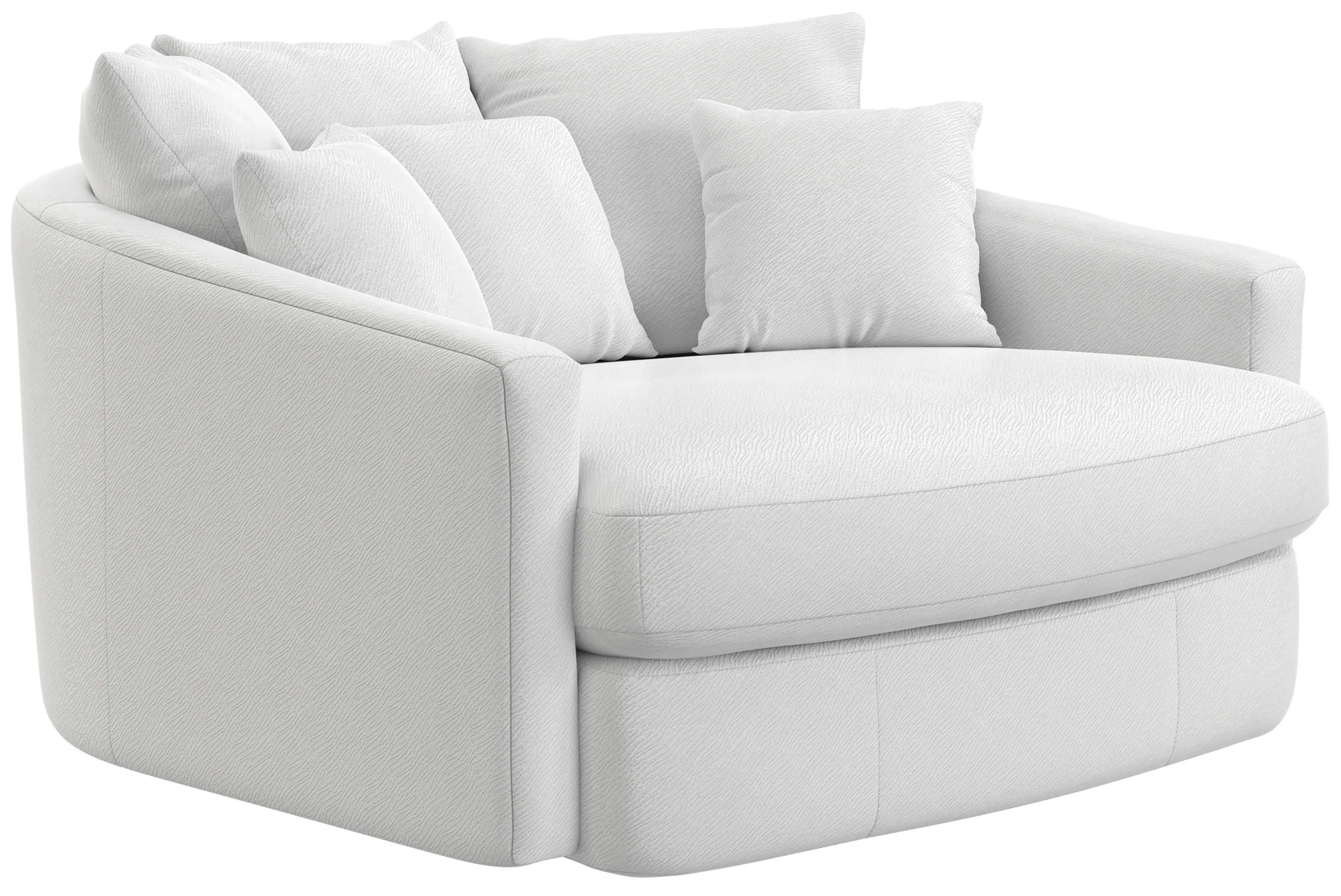Matty Round Accent Cuddle Chaise - Image 3