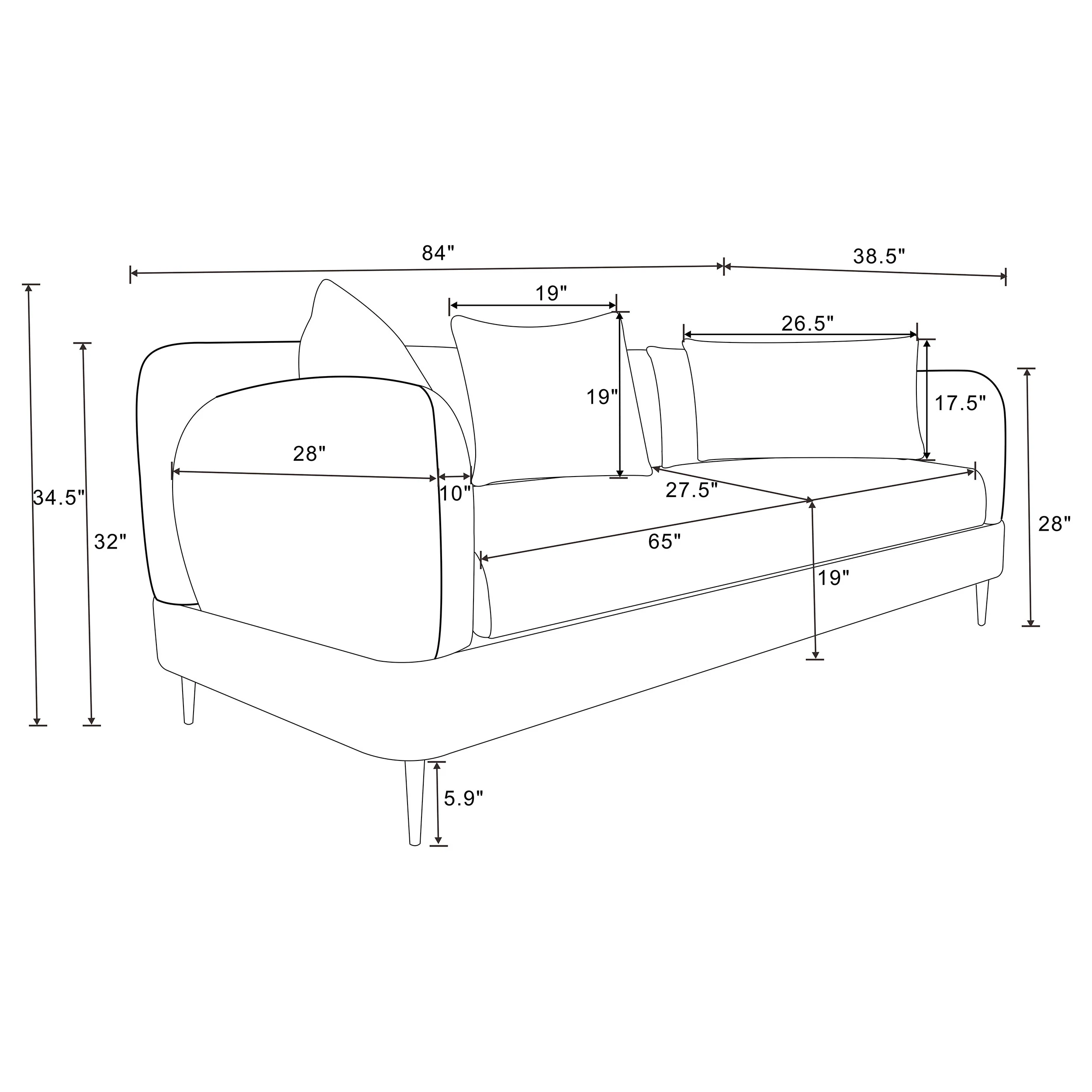 Jade Sofa Set - Image 15