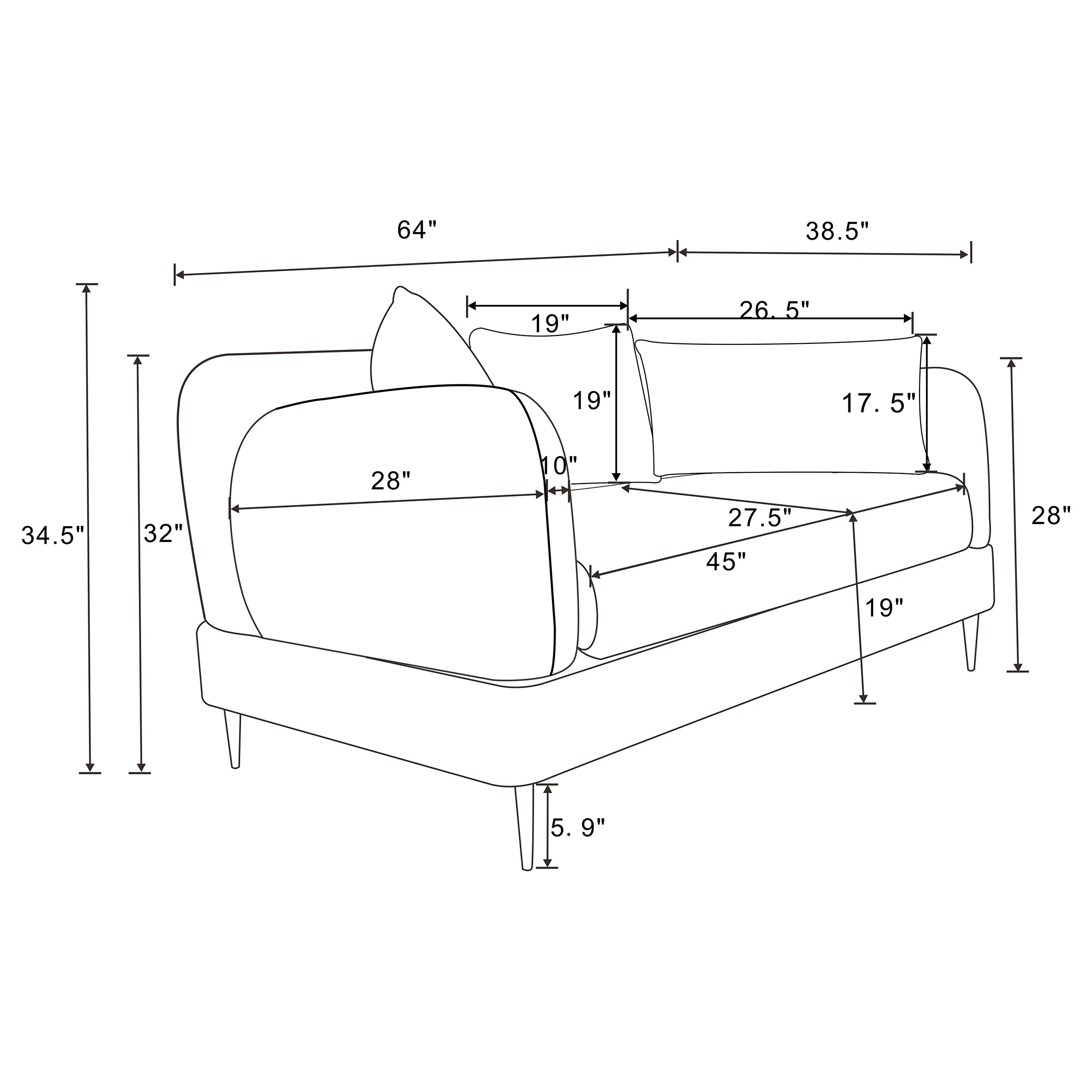Jade Loveseat - Image 14
