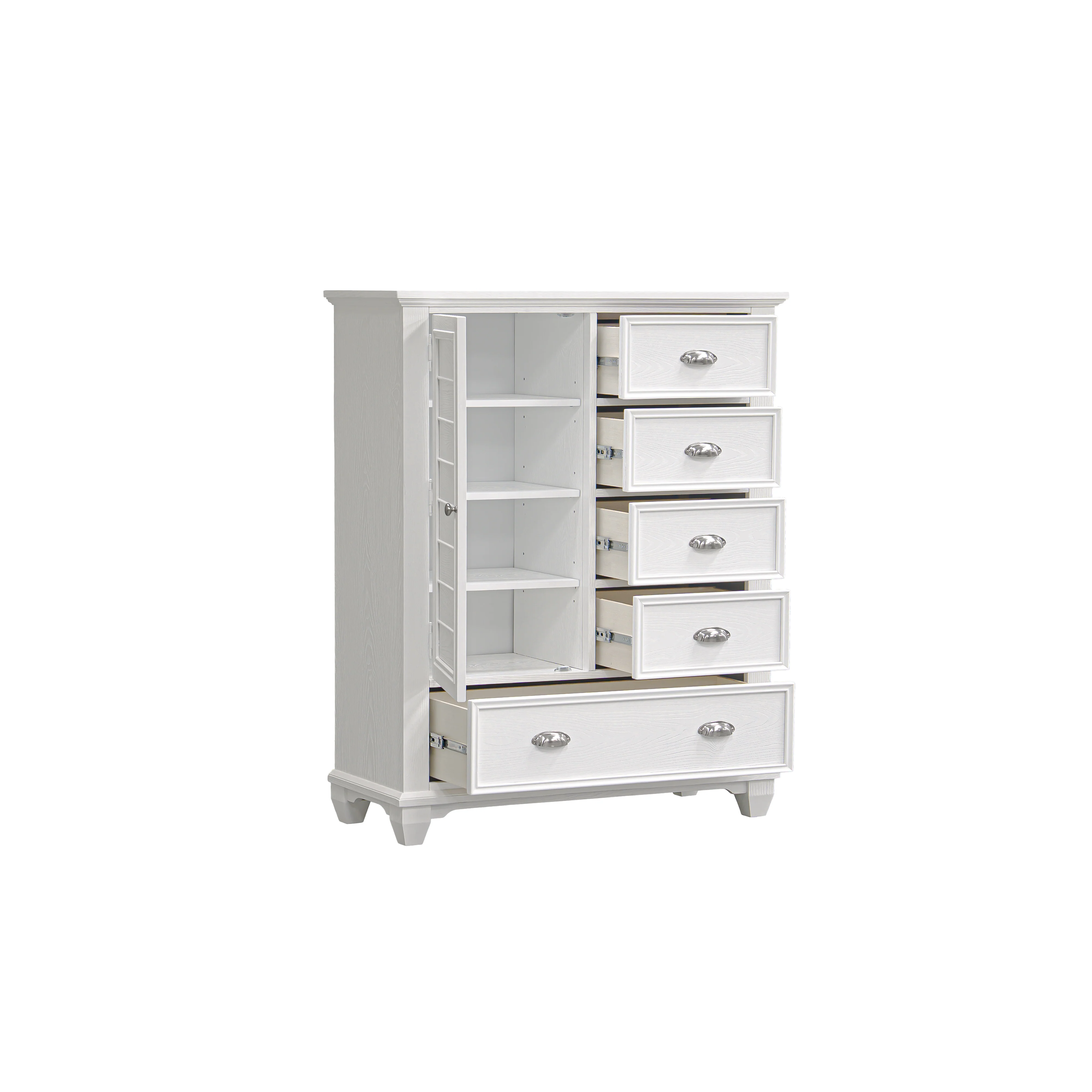 Jamestown Door Chest- White - Image 3