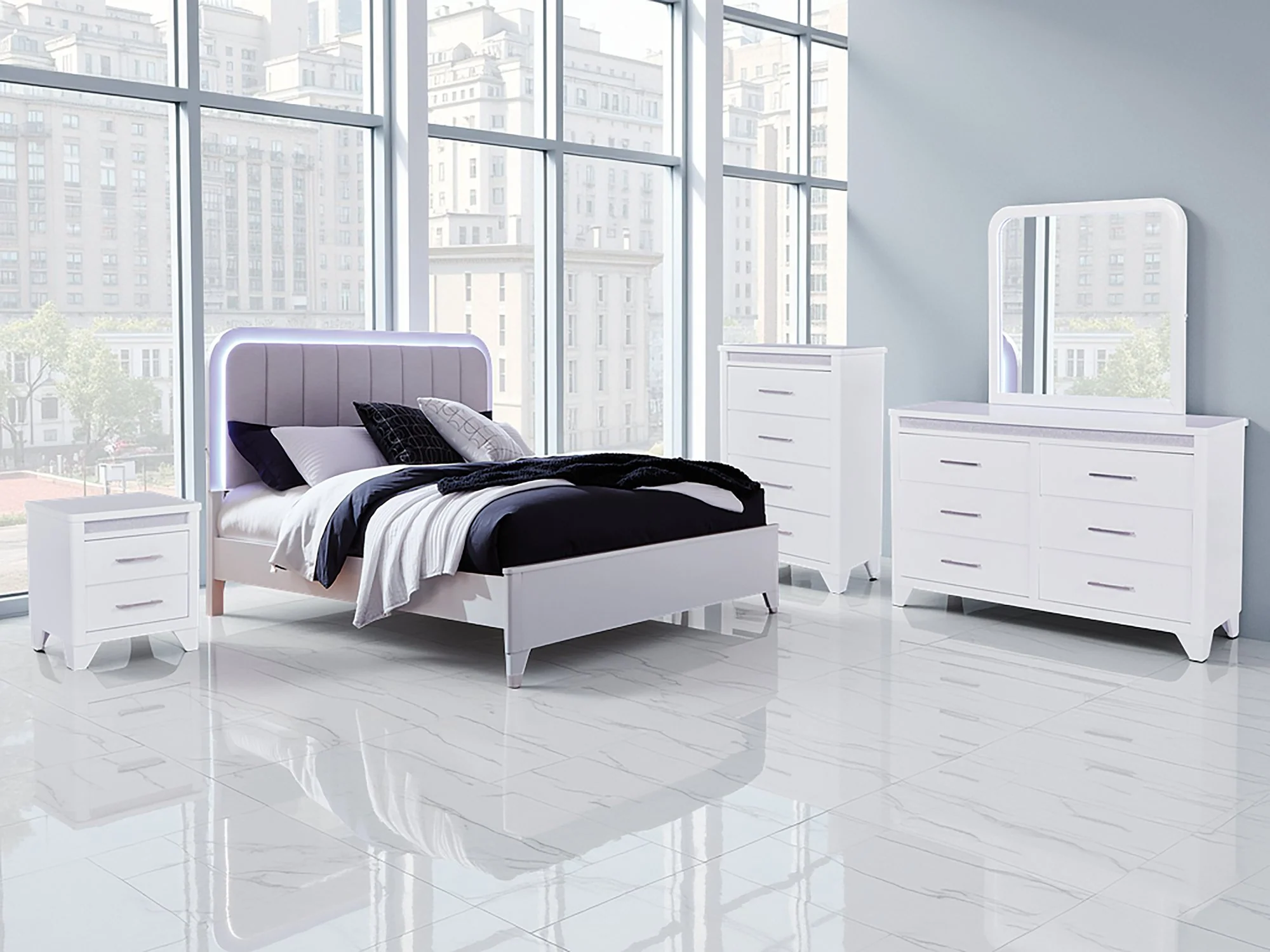 Jarlee Upholstered Bed - Image 2
