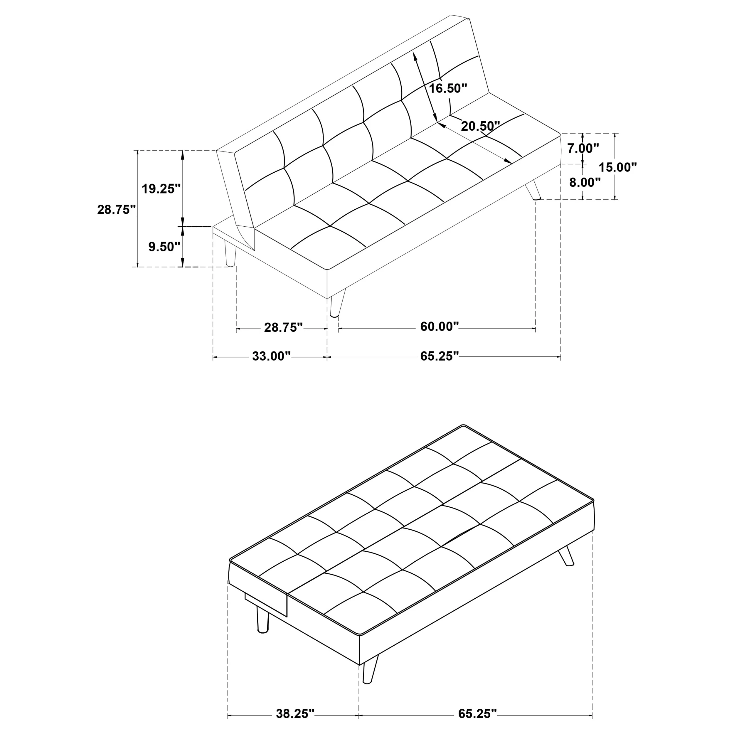 Jenson Convertible Sofa Bed - Image 12