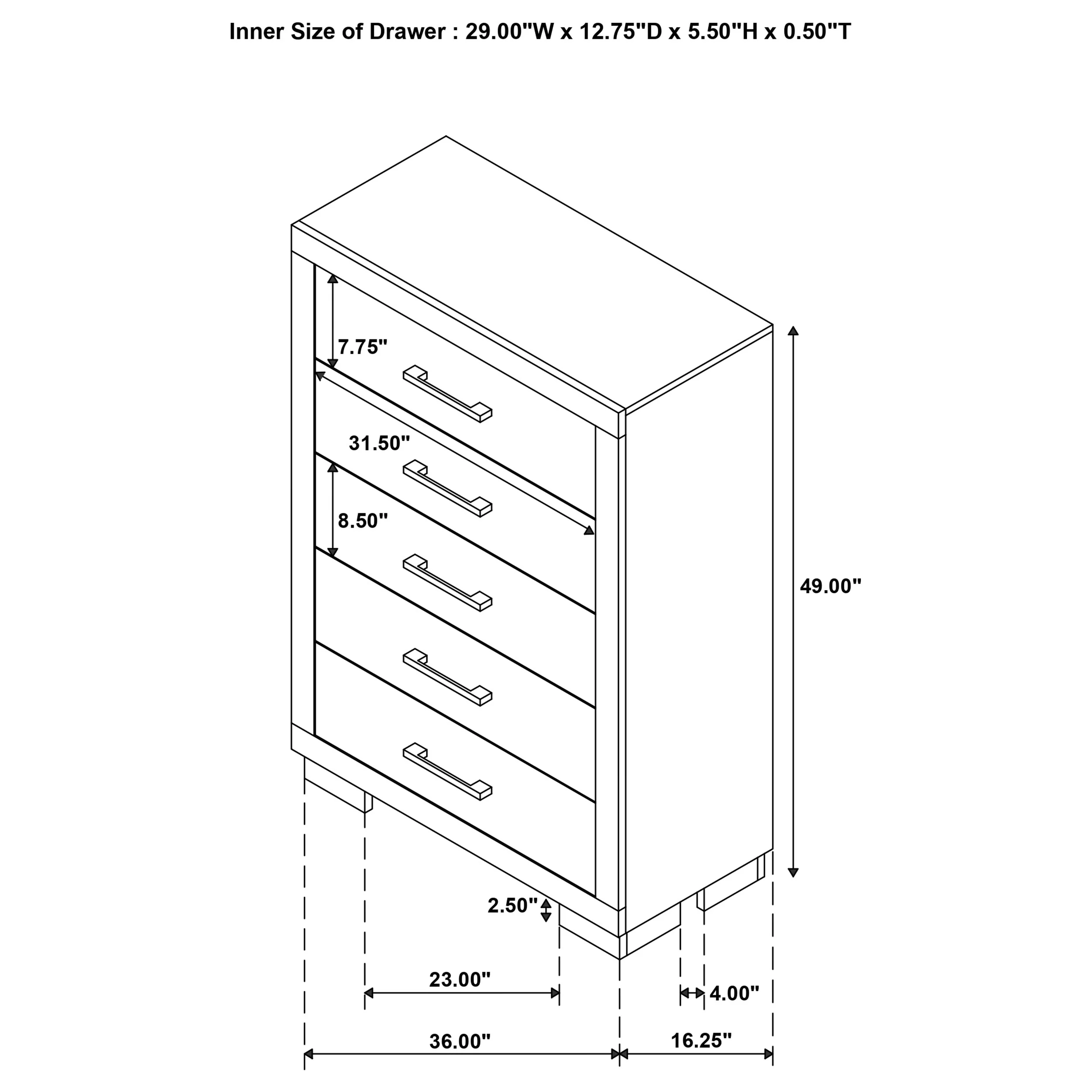 Jessica Chest of Drawers - Image 13