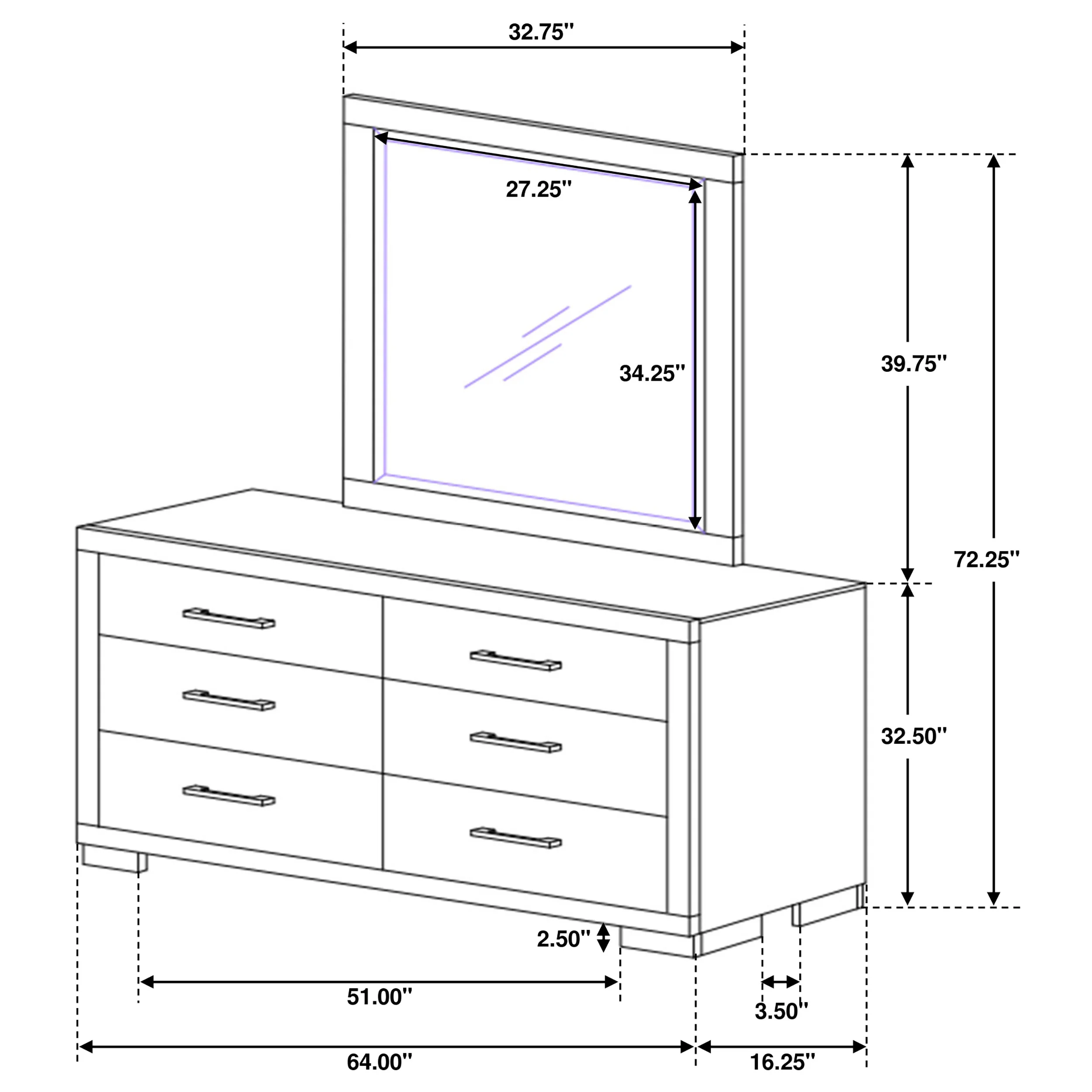 Jessica Dresser with Mirror - Image 21
