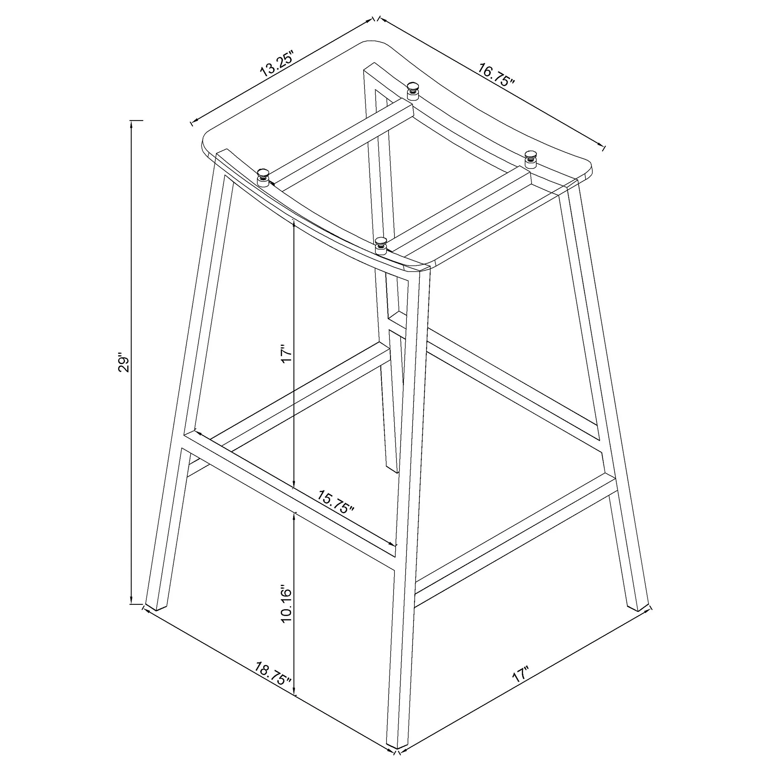 Jovani Bar Stool - Image 8
