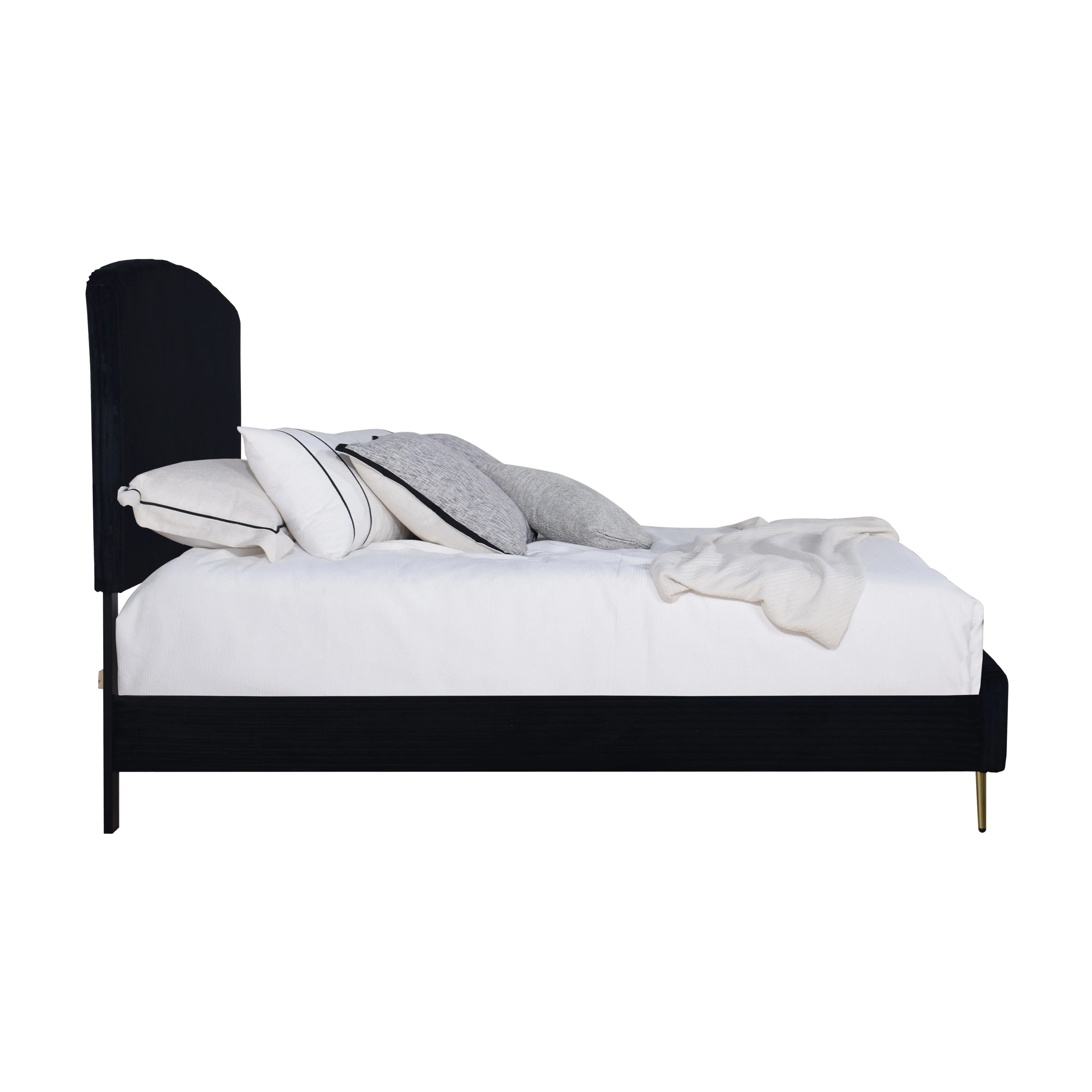 Kailani 6/0 Wk Hb,Fb, & Slats-Black - Image 6