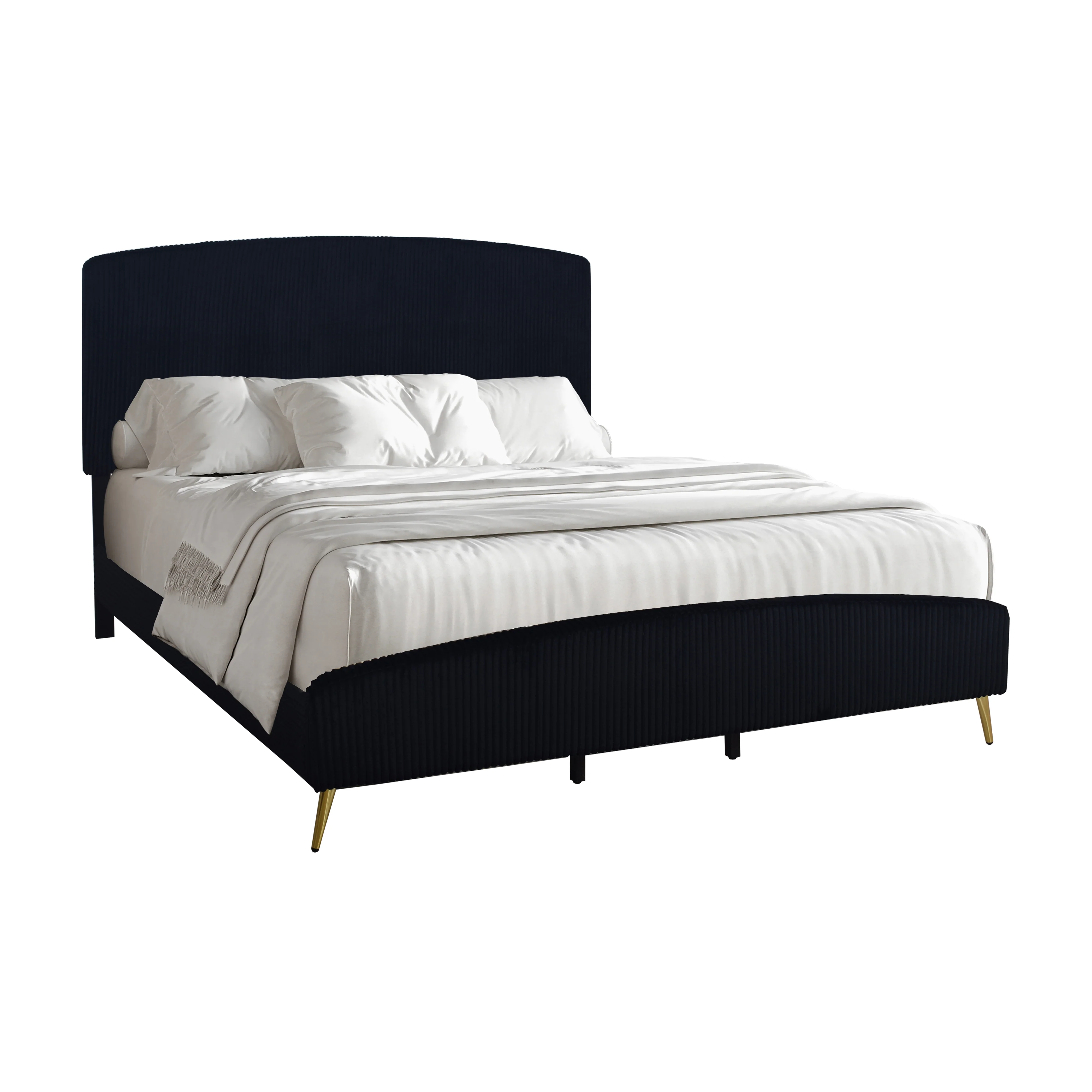 Kailani 6/6 Ek Hb,Fb, & Slats-Black
