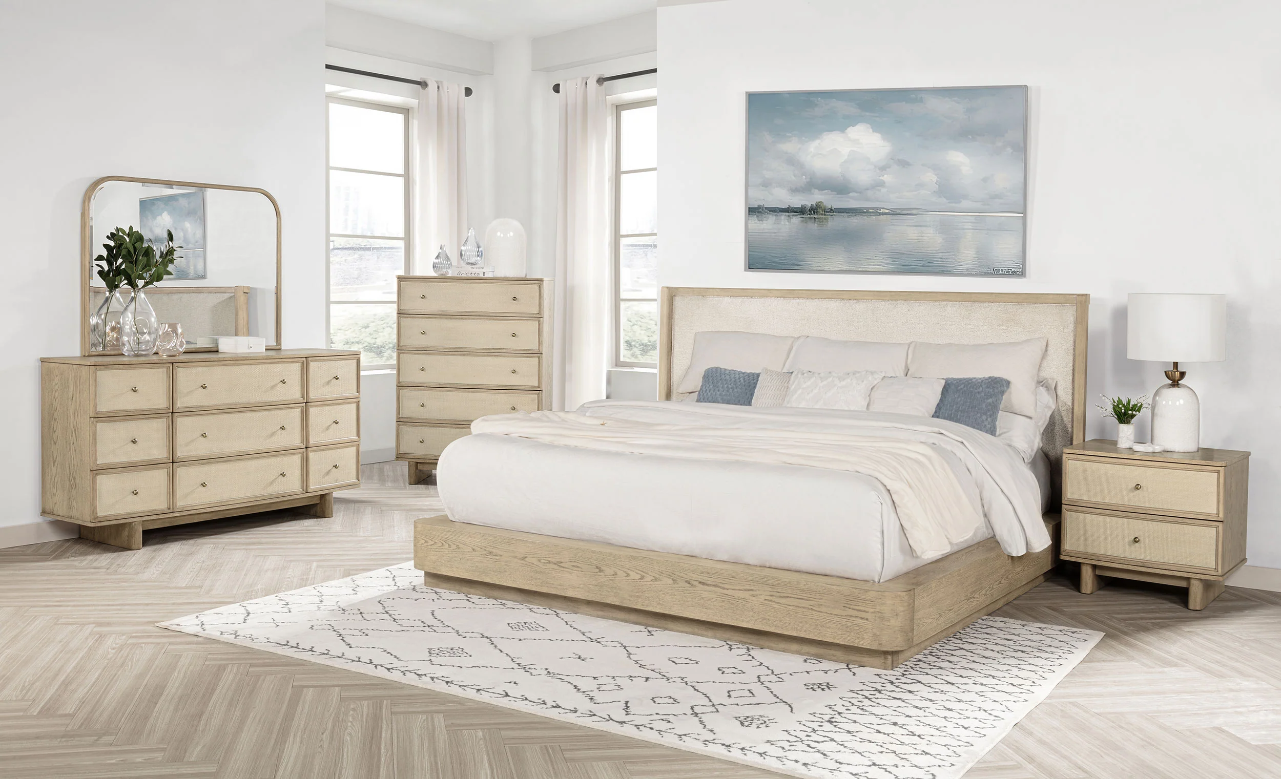 Kailani Wingback Platform Bed - Image 30