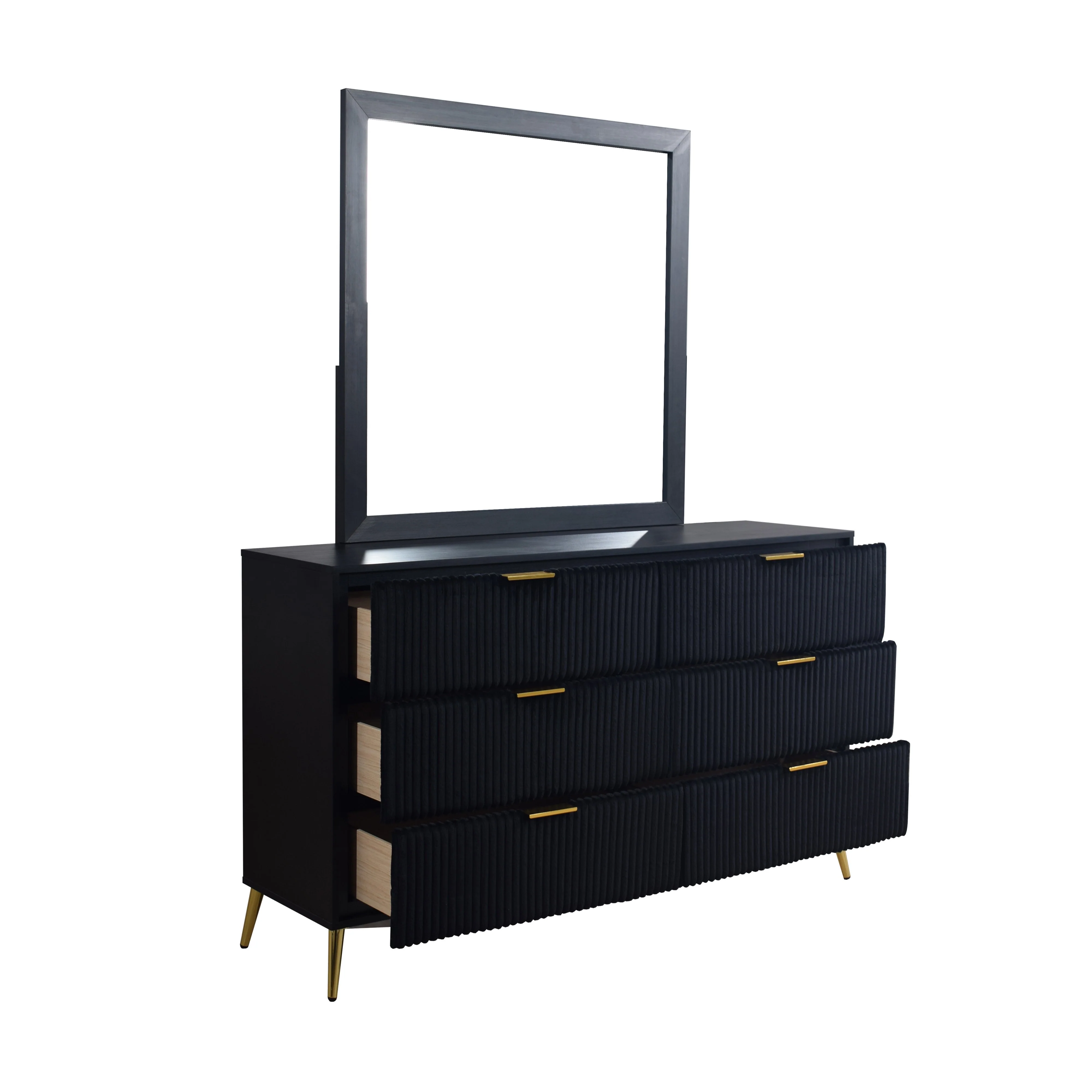 Kailani Mirror- Black - Image 3