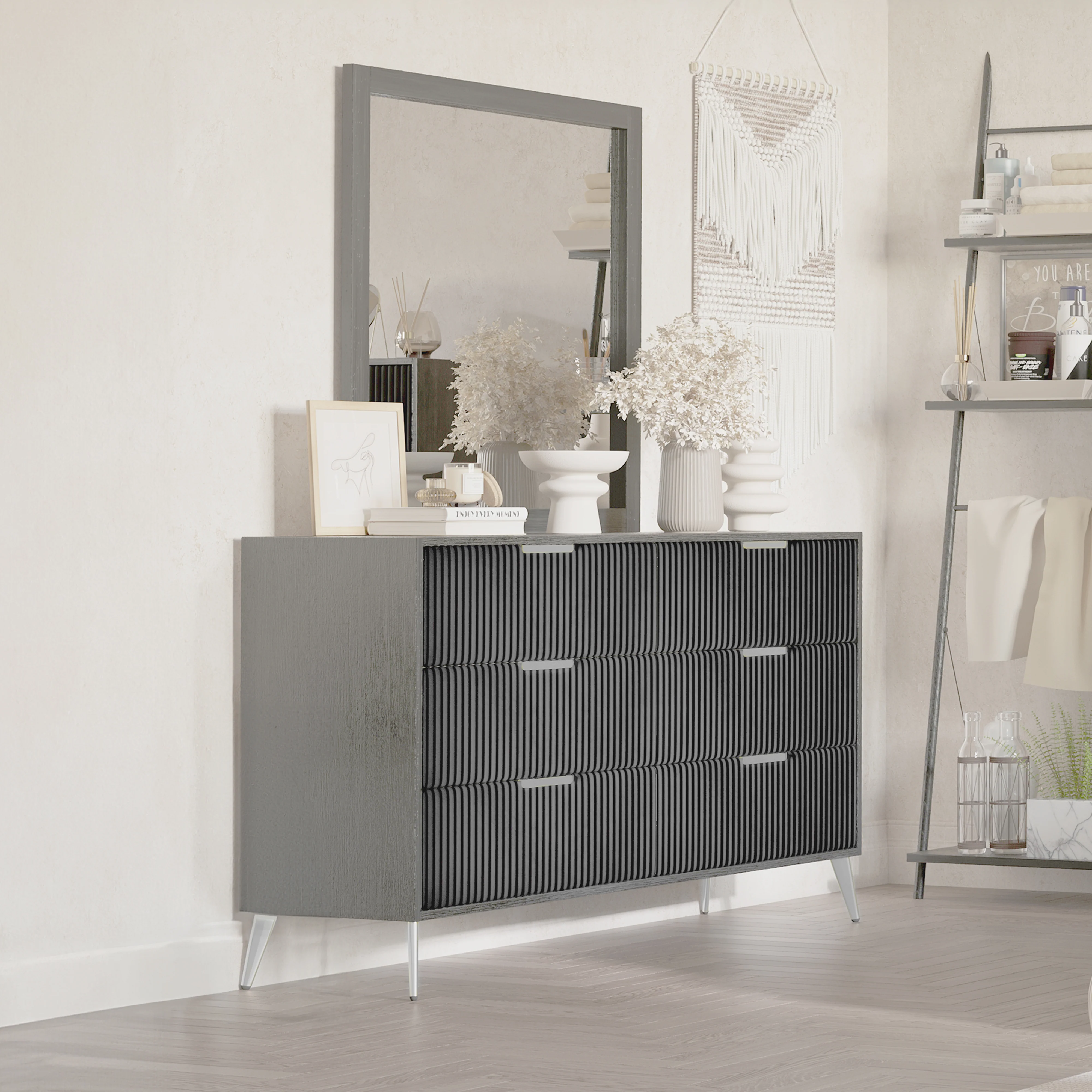 Kailani Mirror- Gray - Image 6