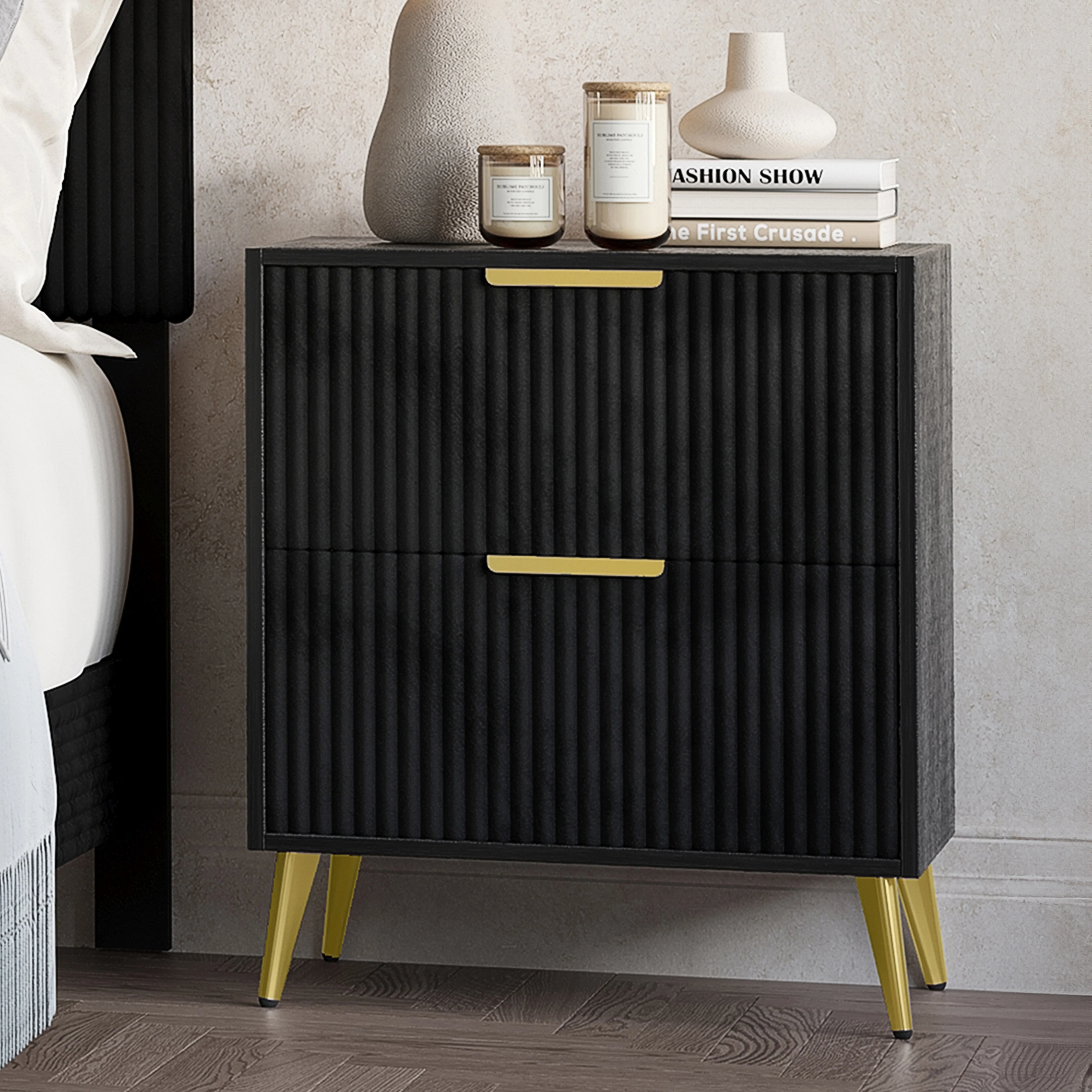 Kailani Nightstand- Black - Image 7
