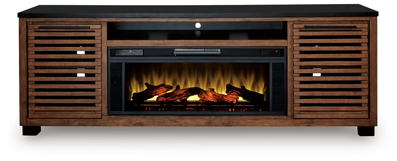 Kallari 84" TV Stand with Electric Fireplace - Image 3