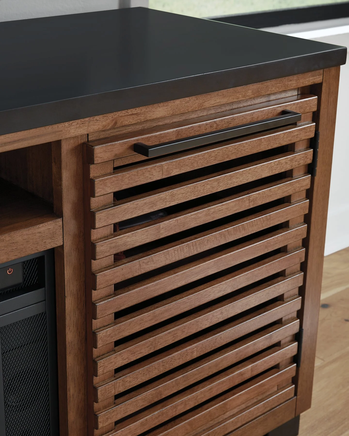 Kallari 84" TV Stand with Electric Fireplace - Image 5