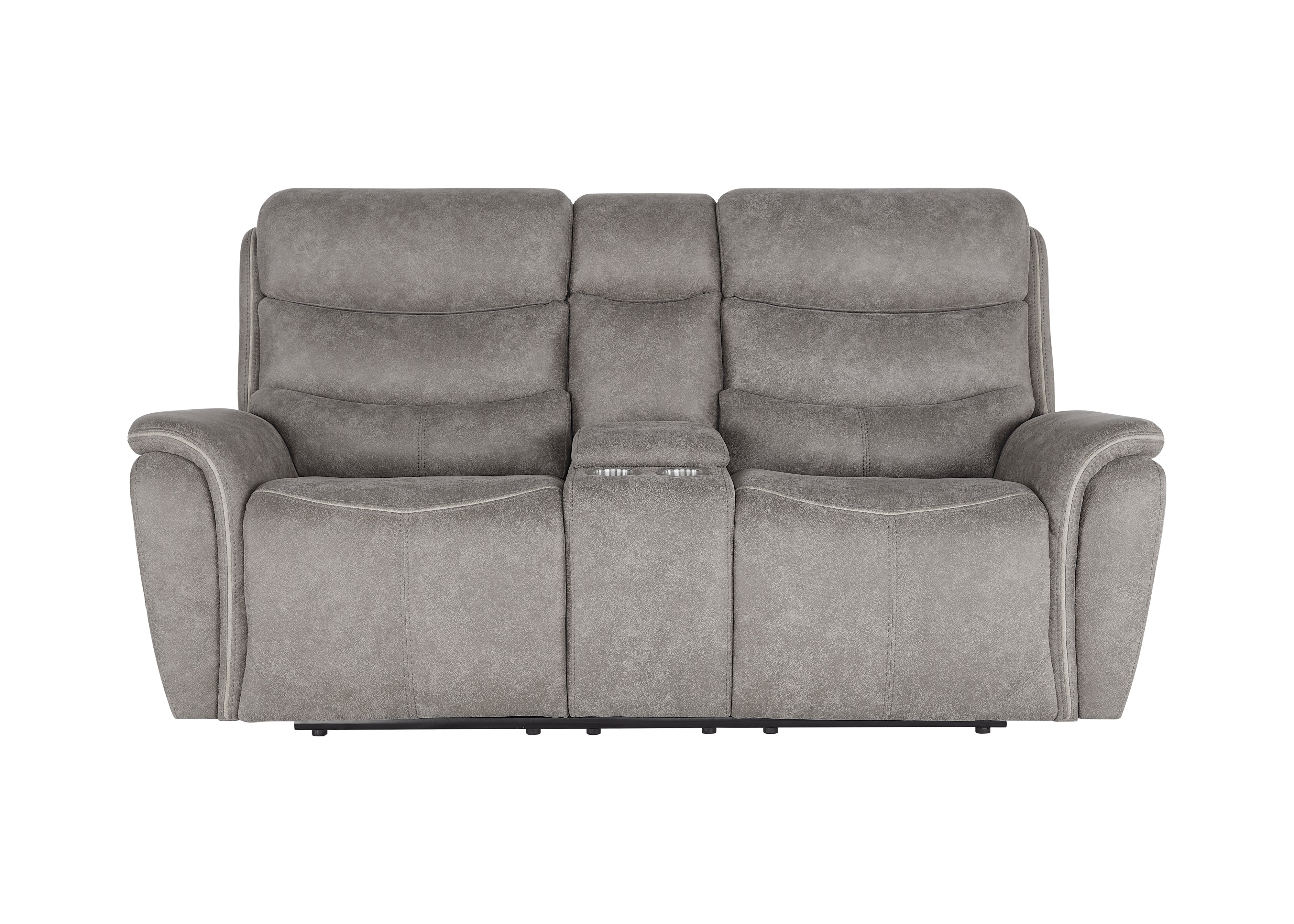 Kamari Console Loveseat W/Pwr Hr & Fr-Gray - Image 2