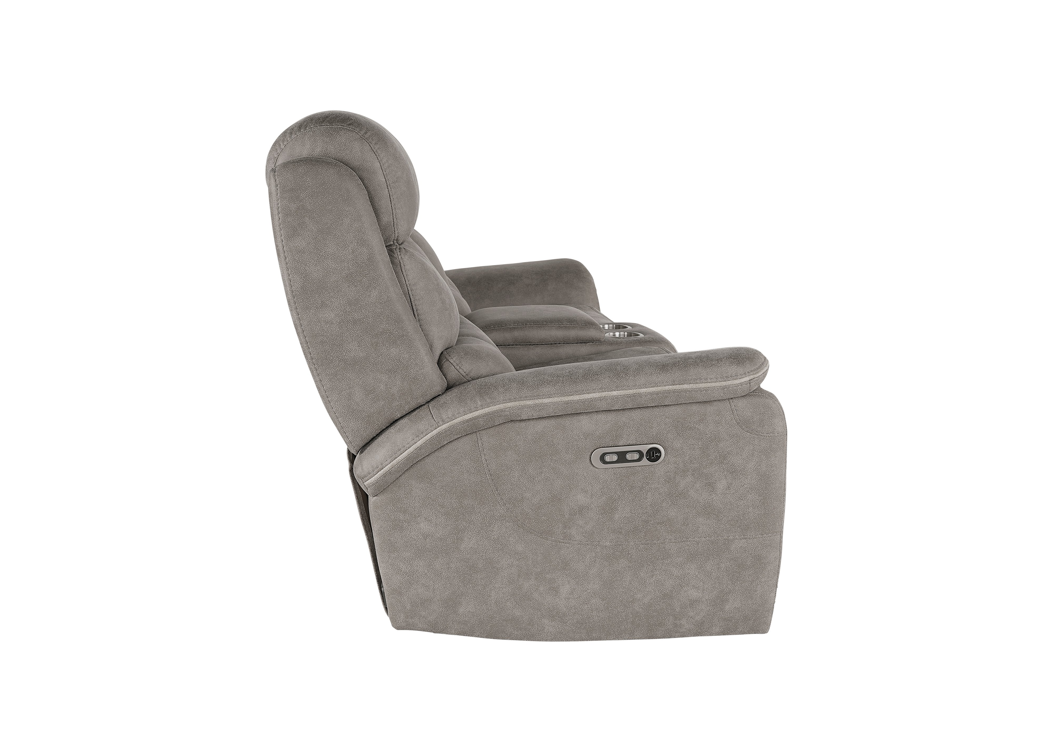 Kamari Console Loveseat W/Pwr Hr & Fr-Gray - Image 3