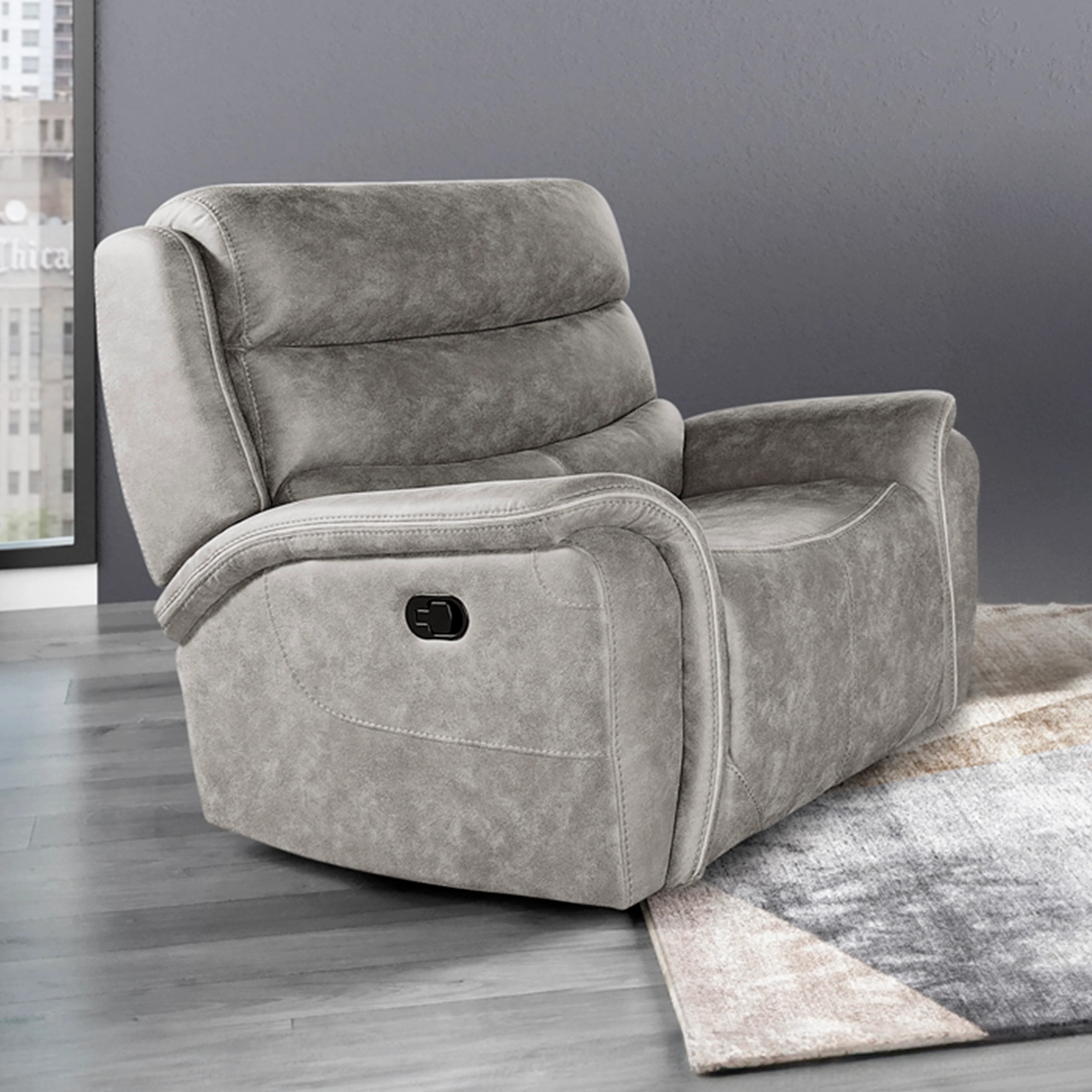 Kamari Glider Recliner-Gray - Image 8