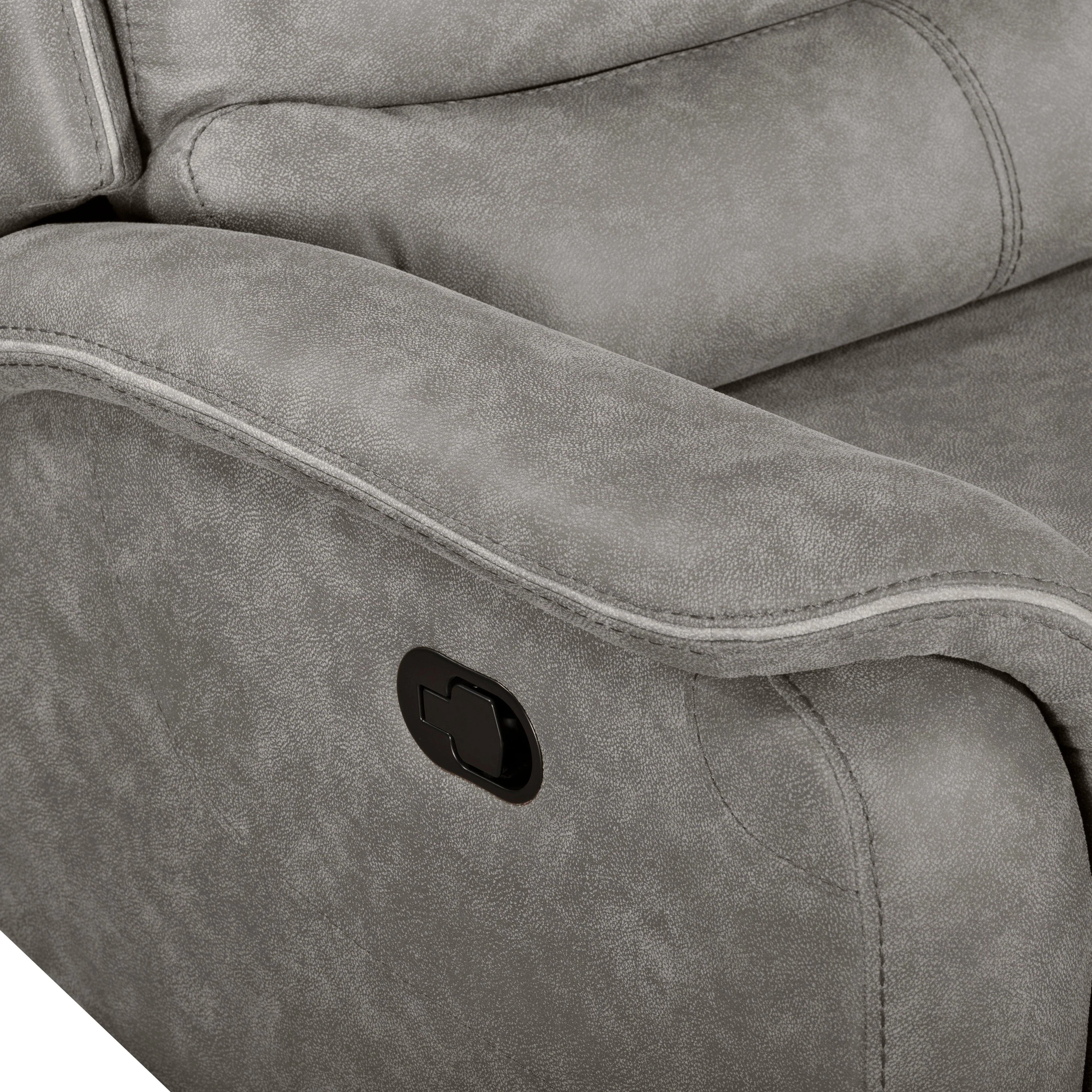 Kamari Laf Console Loveseat W/Dual Recliner-Gray - Image 7