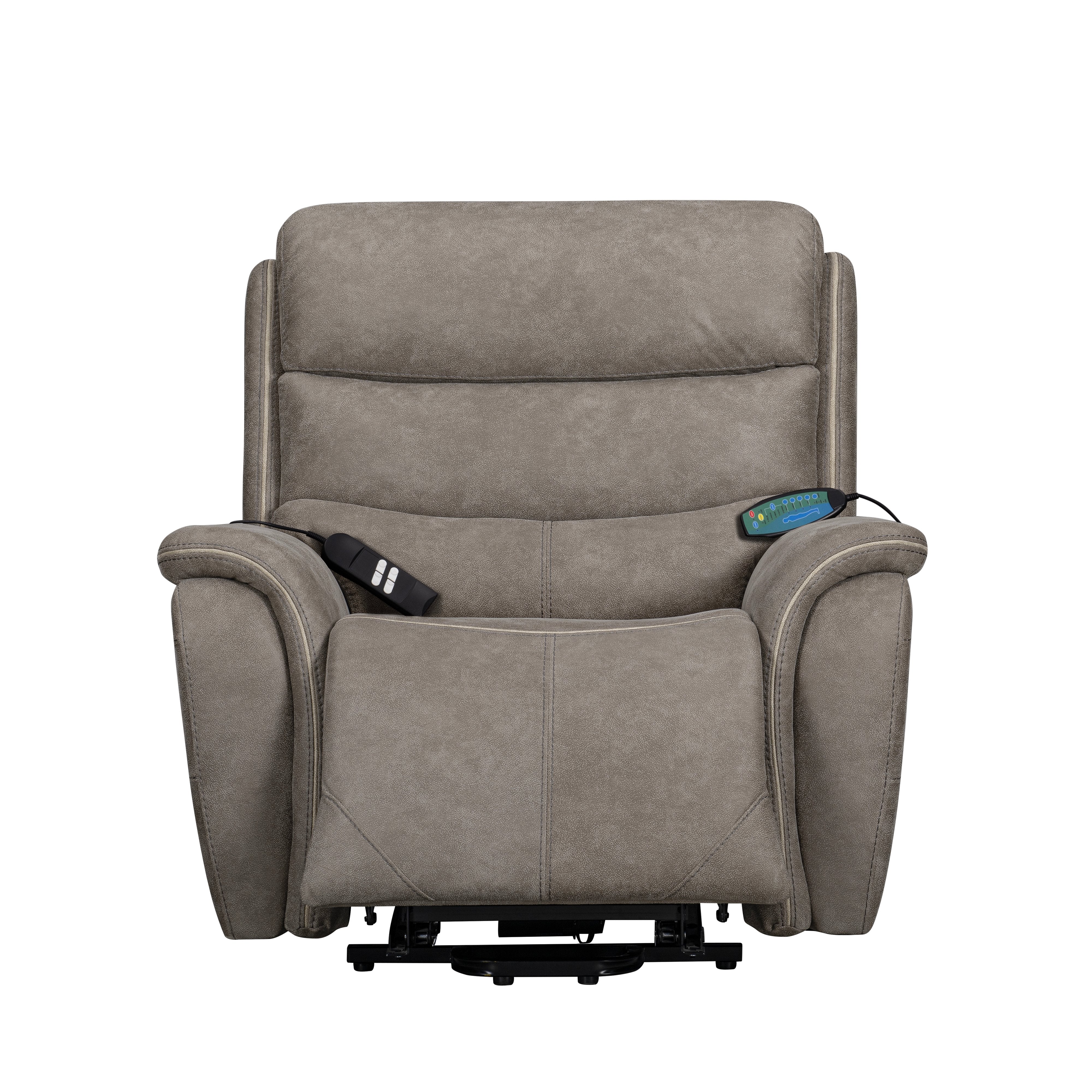 Kamari Power Lift Recliner W/ Heat & Massage-Gray - Image 2