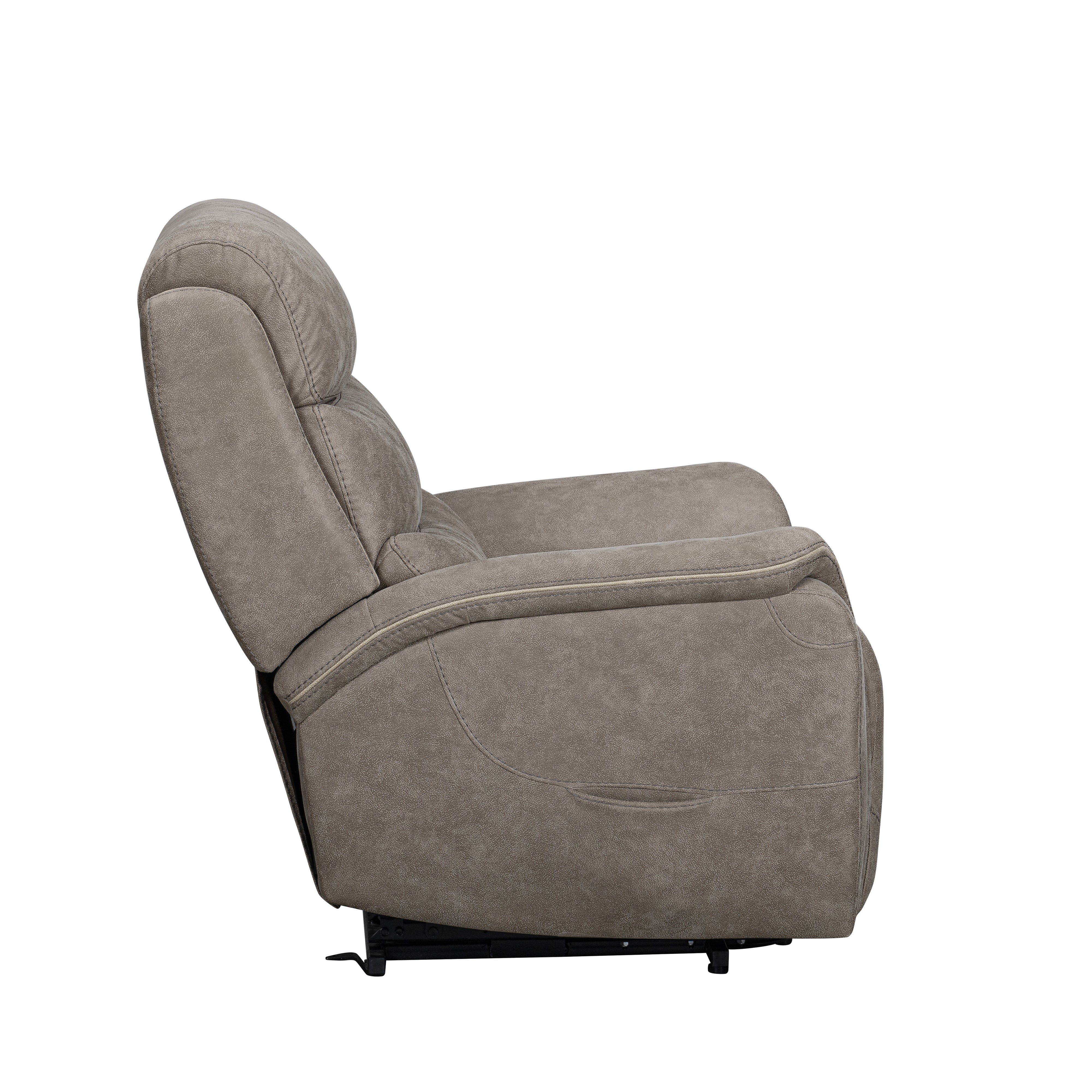 Kamari Power Lift Recliner W/ Heat & Massage-Gray - Image 4
