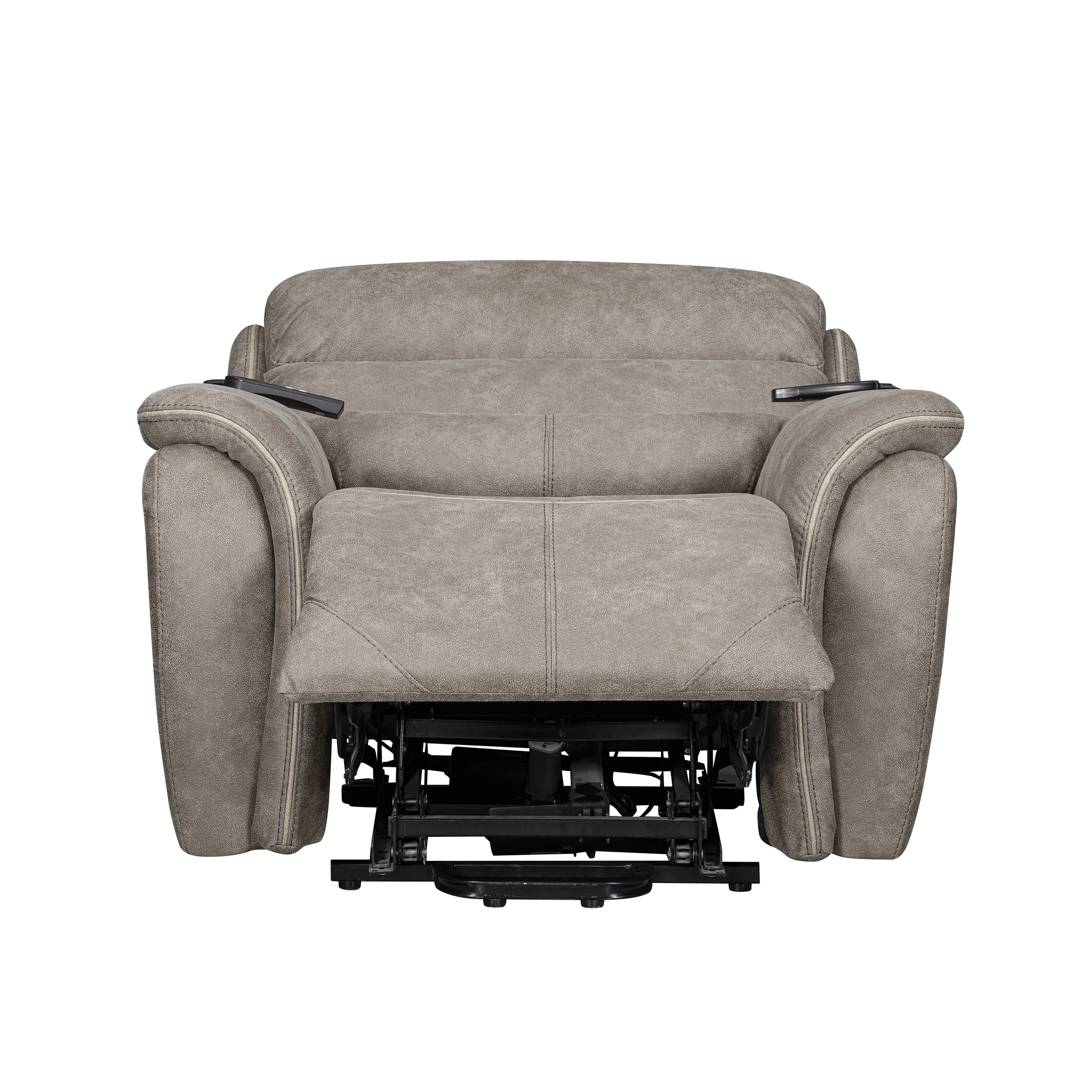 Kamari Power Lift Recliner W/ Heat & Massage-Gray - Image 6