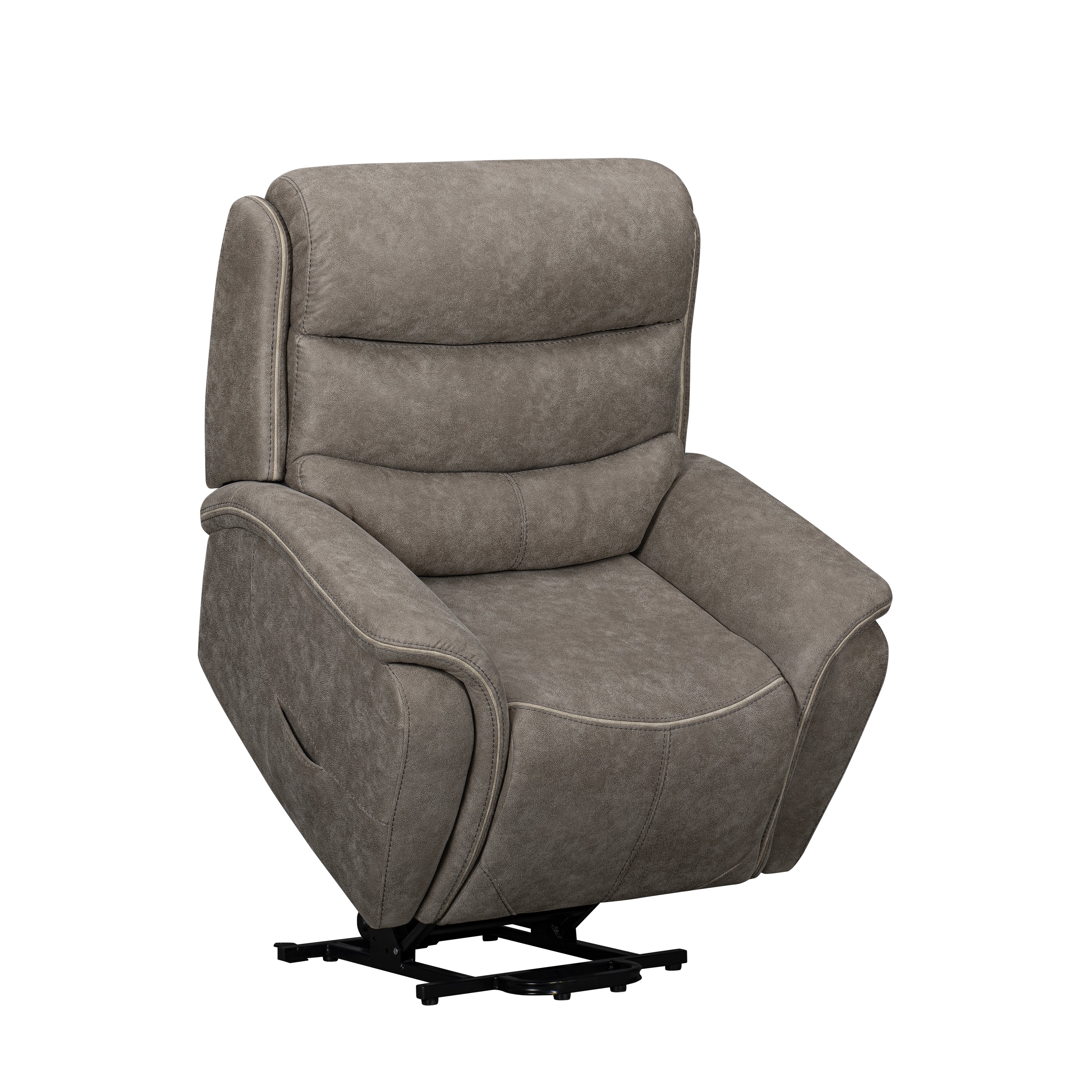 Kamari Power Lift Recliner W/ Heat & Massage-Gray - Image 8