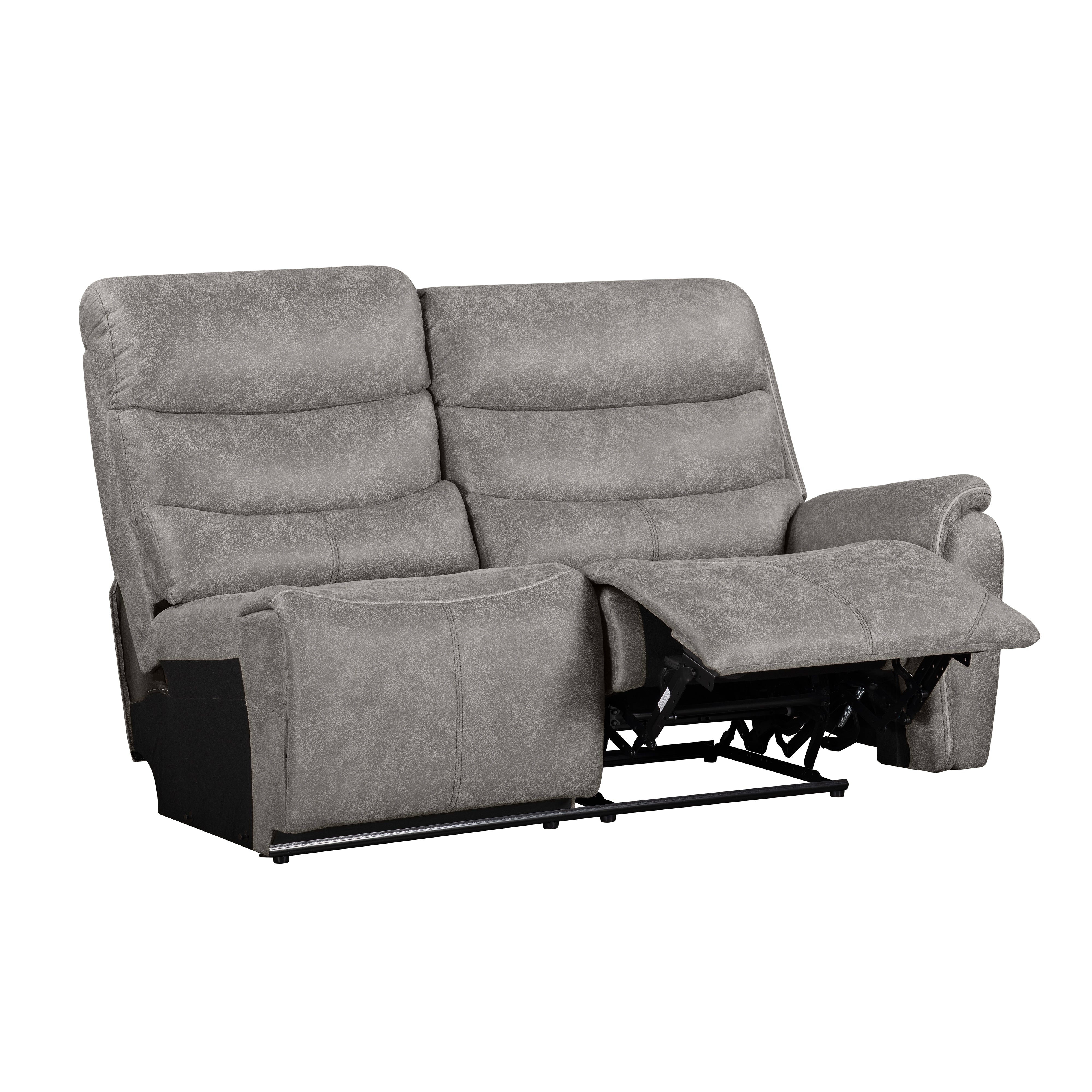 Kamari Raf Loveseat W/One Recliner-Gray - Image 3