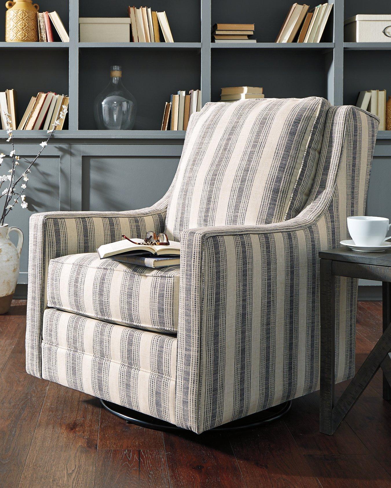 Kambria Swivel Glider Accent Chair - Image 2