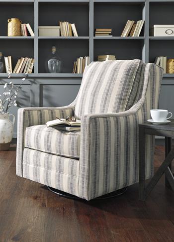 Kambria Swivel Glider Accent Chair - Image 3