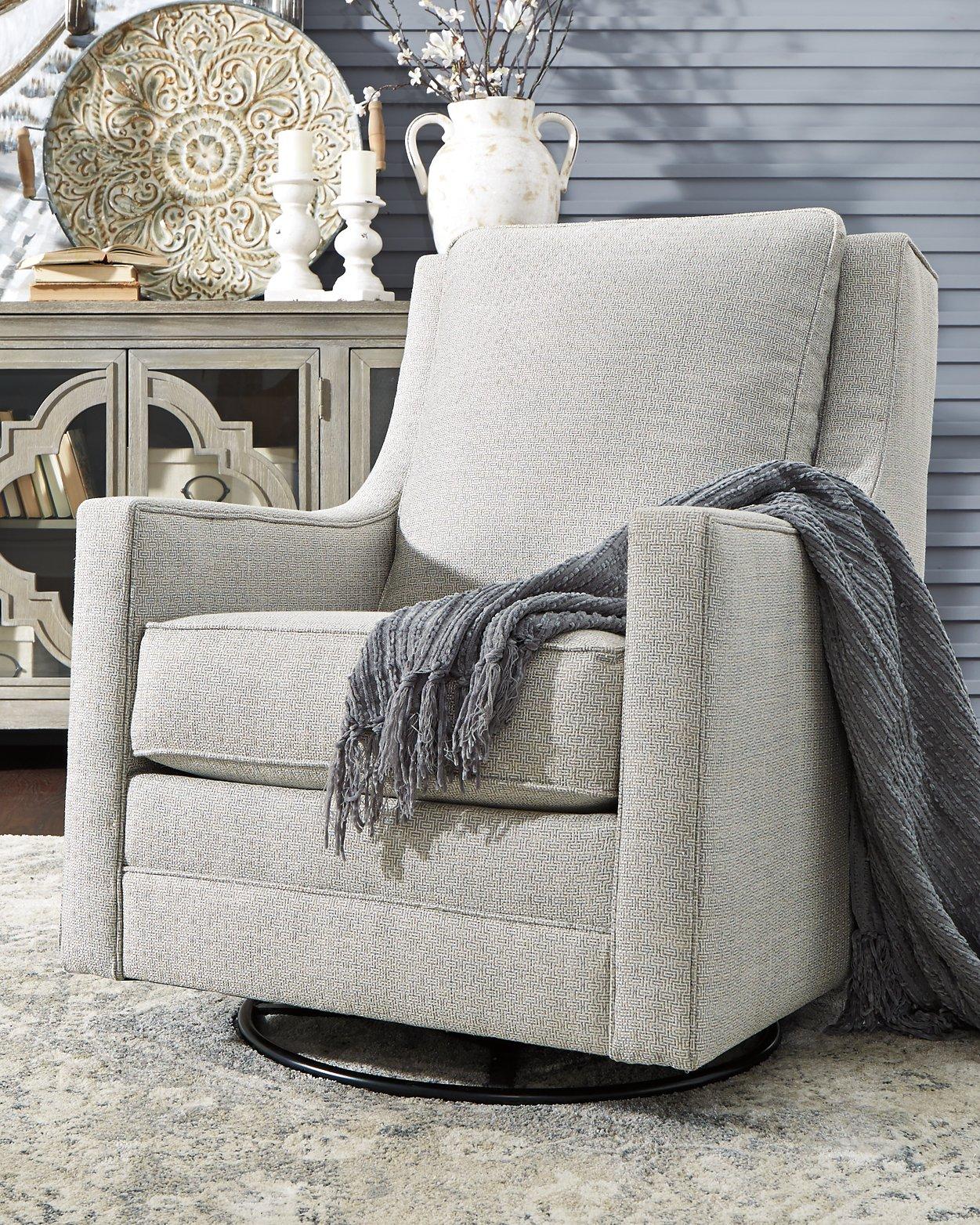 Kambria Swivel Glider Accent Chair - Image 9