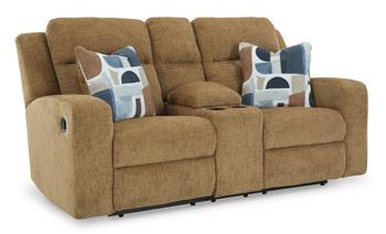 Kanlow Reclining Loveseat with Console - Image 3
