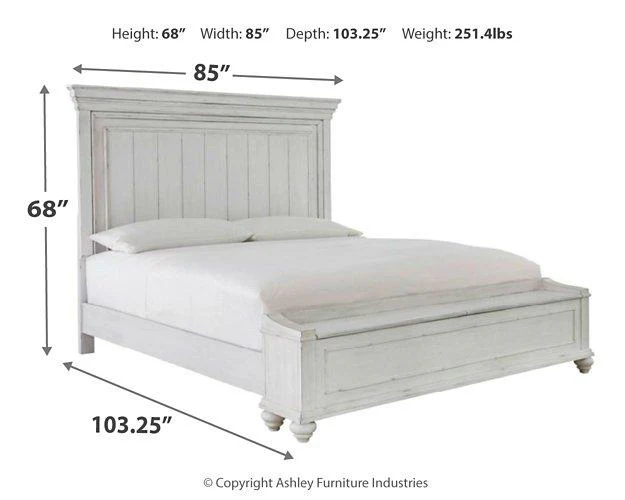 Kanwyn Bed with Storage Bench - Image 17