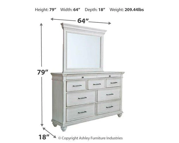 Kanwyn Dresser and Mirror - Image 4