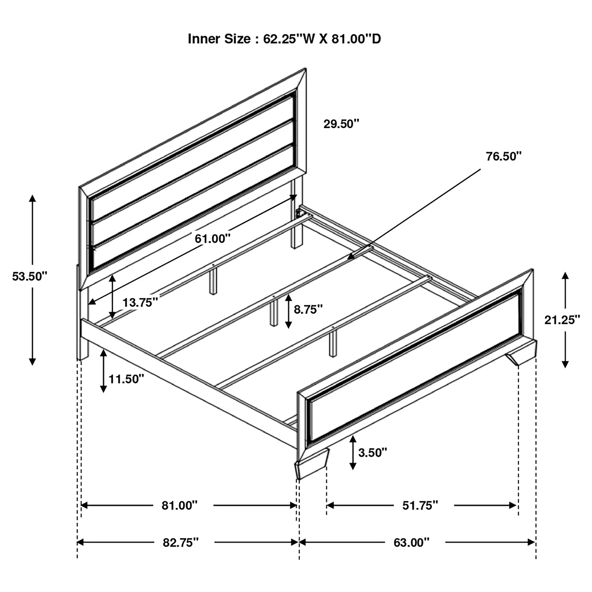Kauffman Panel Bed - Image 40