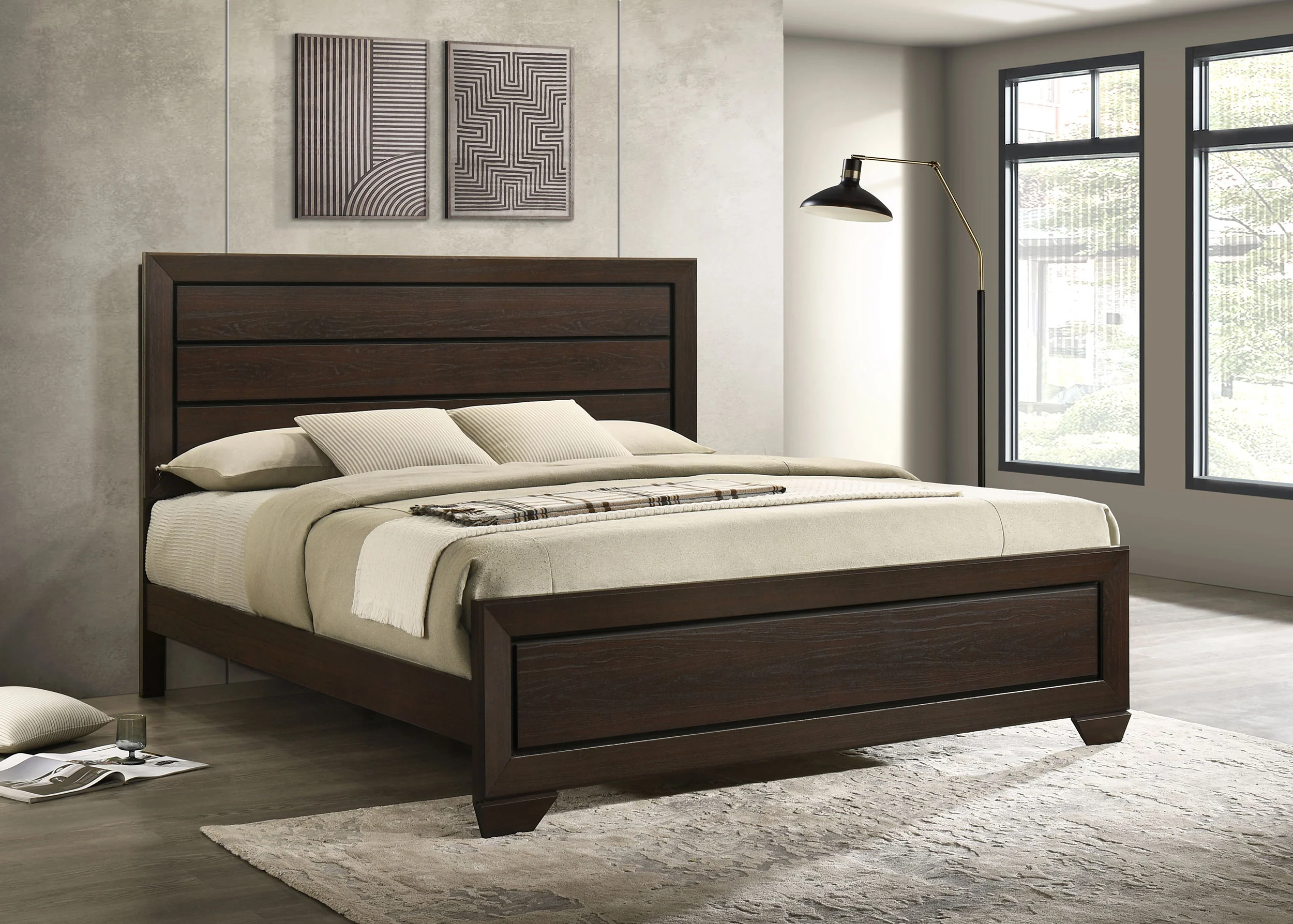 Kauffman Panel Bed - Image 43