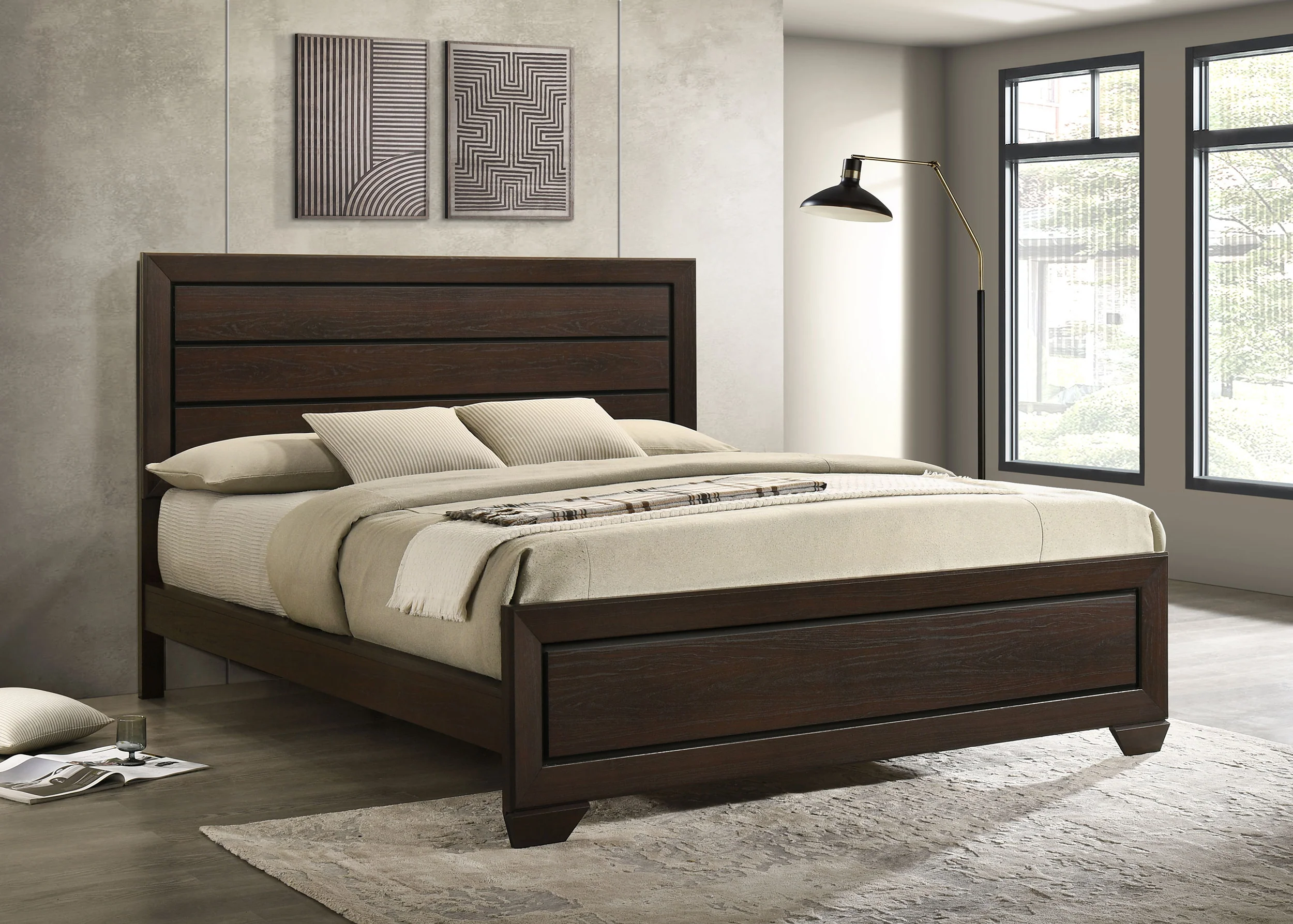 Kauffman Panel Bed - Image 53