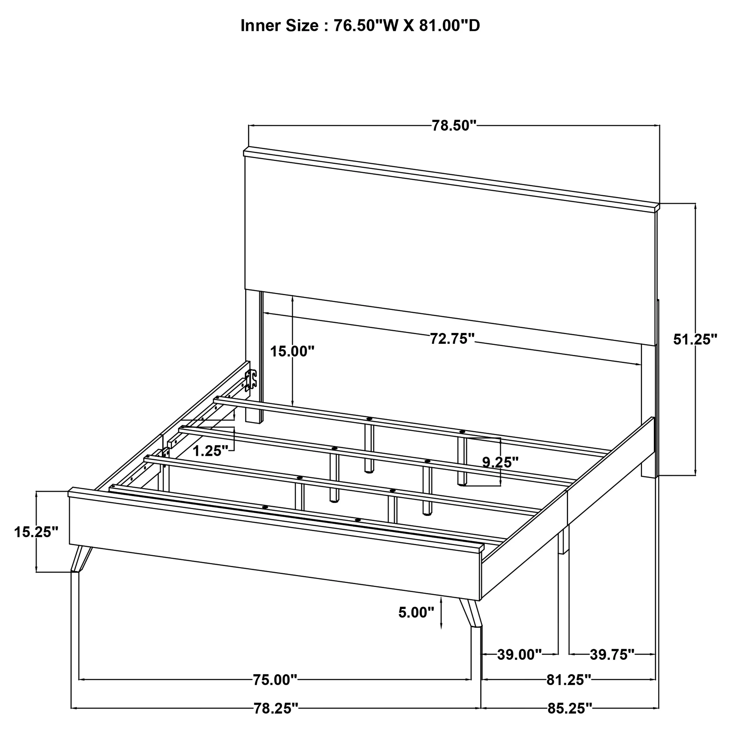 Kaywood Panel Bed - Image 19